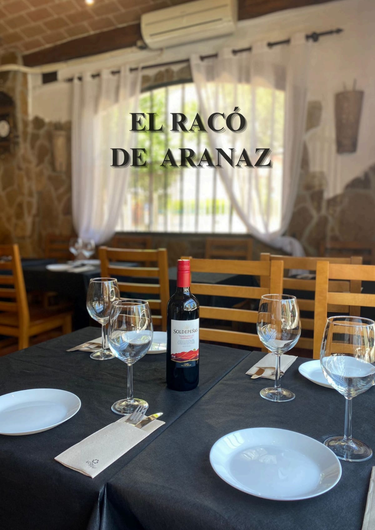 El Racó de Aranaz menu