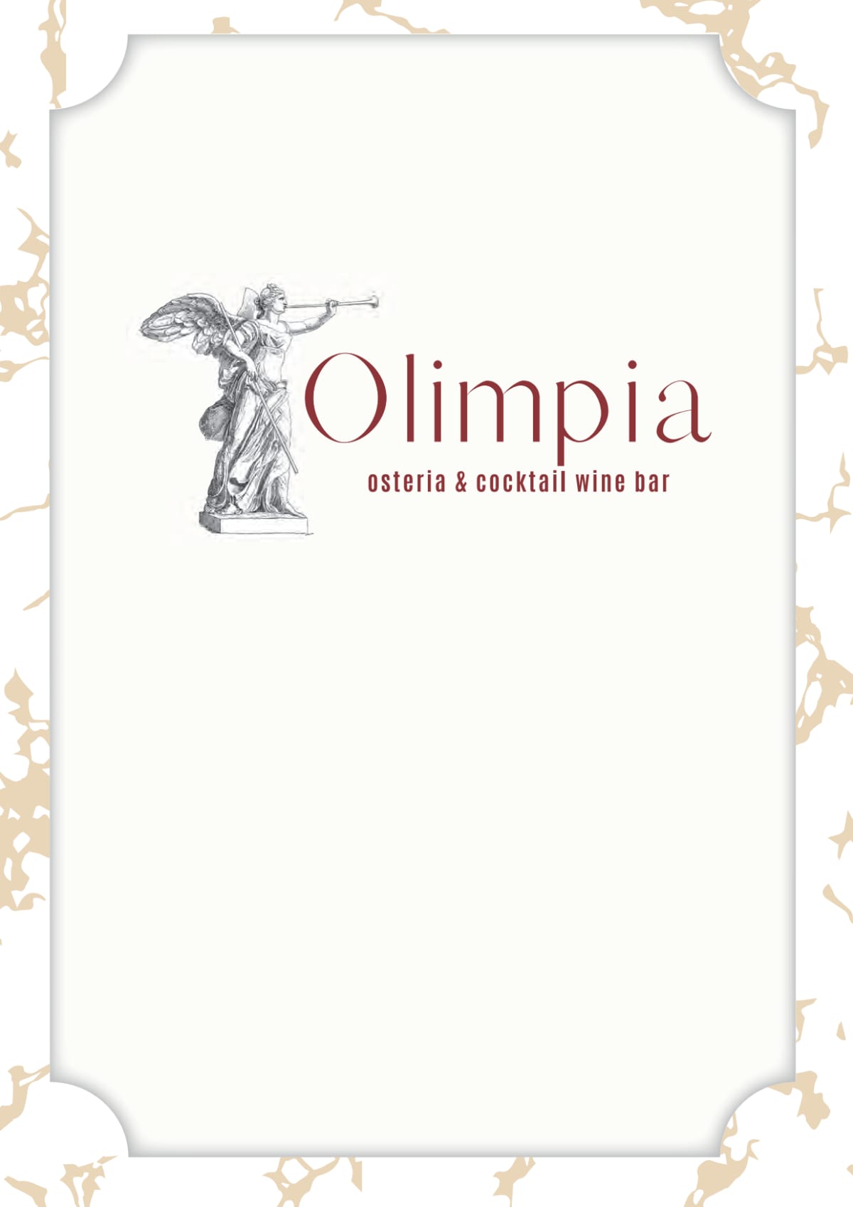 Osteria Olimpia menu