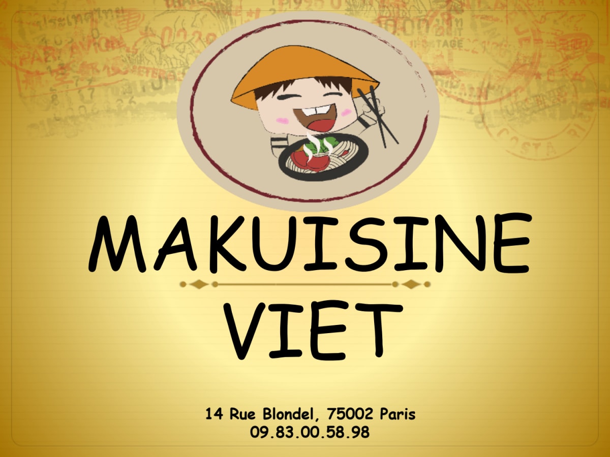 Makuisine Viet menu