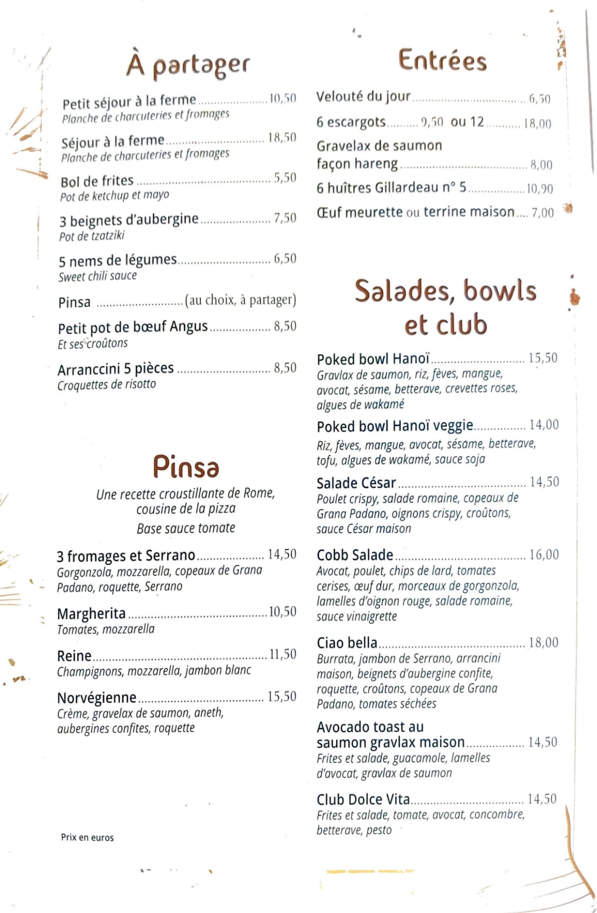 Menu 2024 - Le Dôme de Rungis in Parijs | TheFork