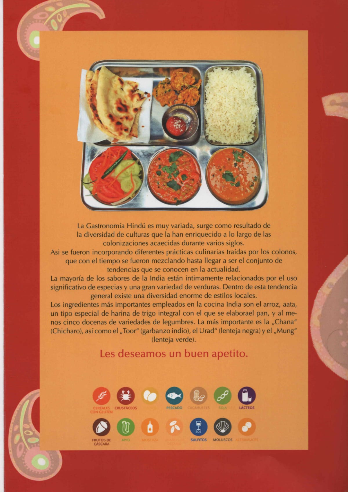 Bombay spicy menu