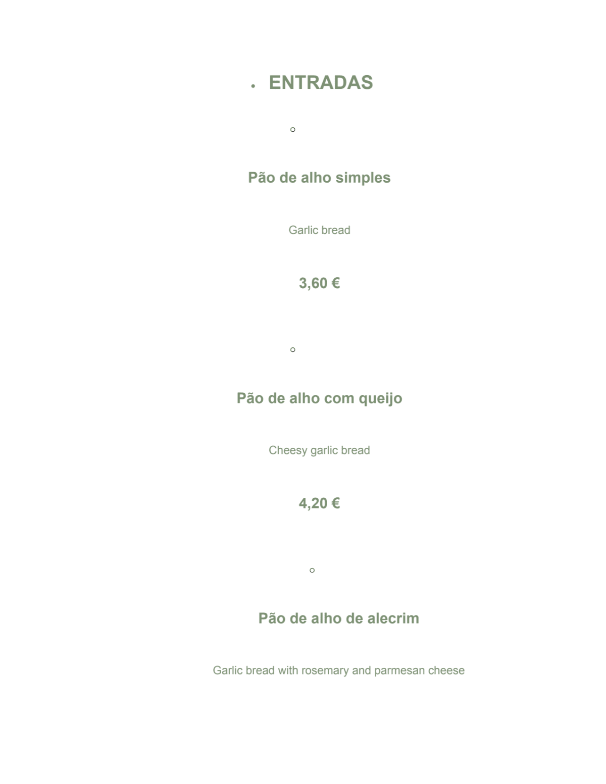 Menu 2024 Pote Cheio Pizza & Bar in Portimão TheFork