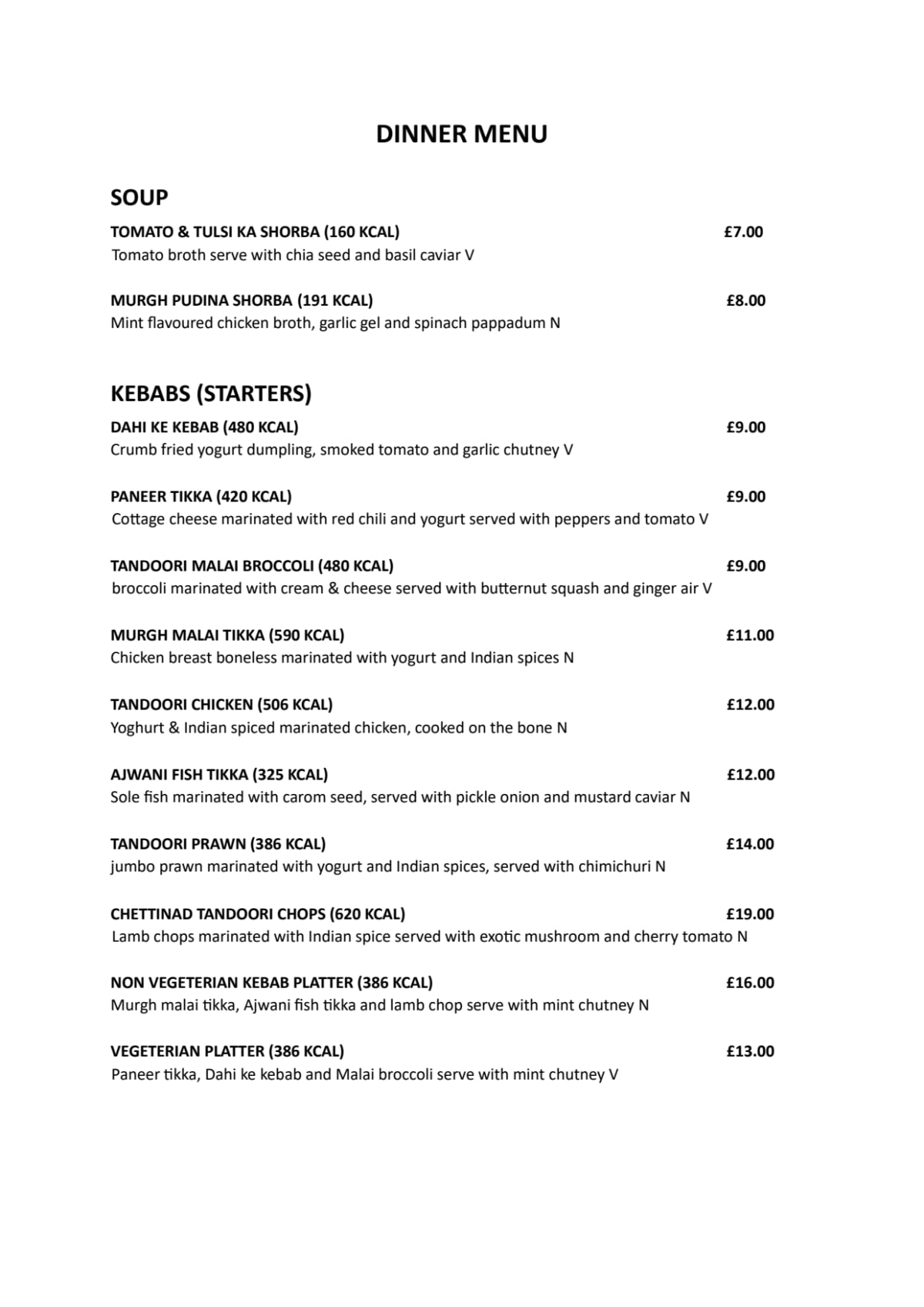 Speisekarte 2024 Warbrook House Heritage Hotel in Hook TheFork