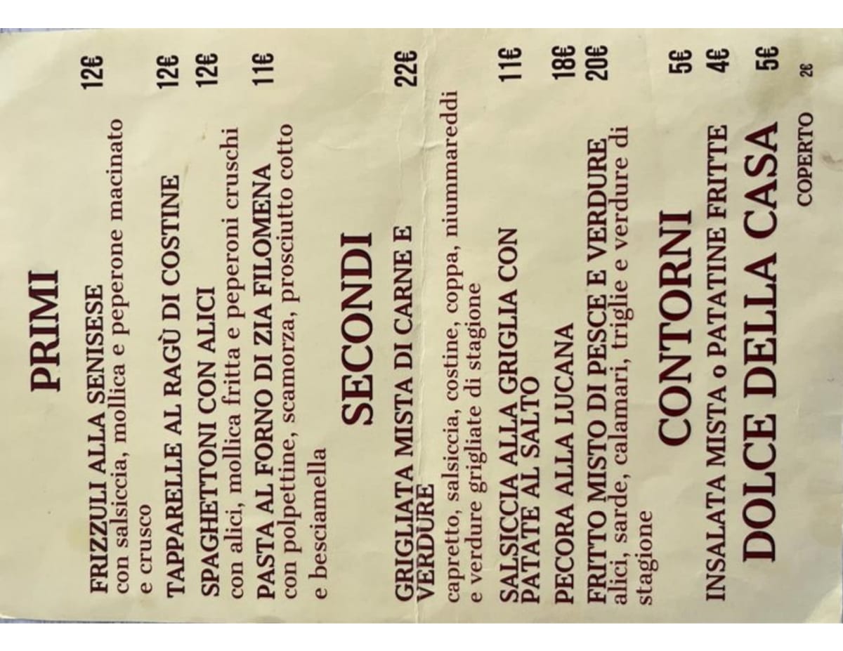 Menù completo e carta 2024 Osteria del sapore a Parabiago TheFork