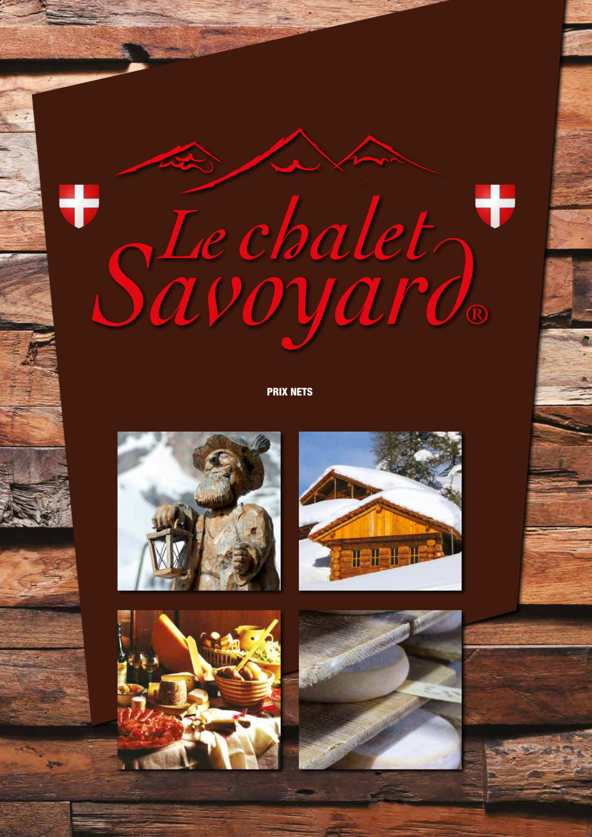Le Chalet Savoyard menu
