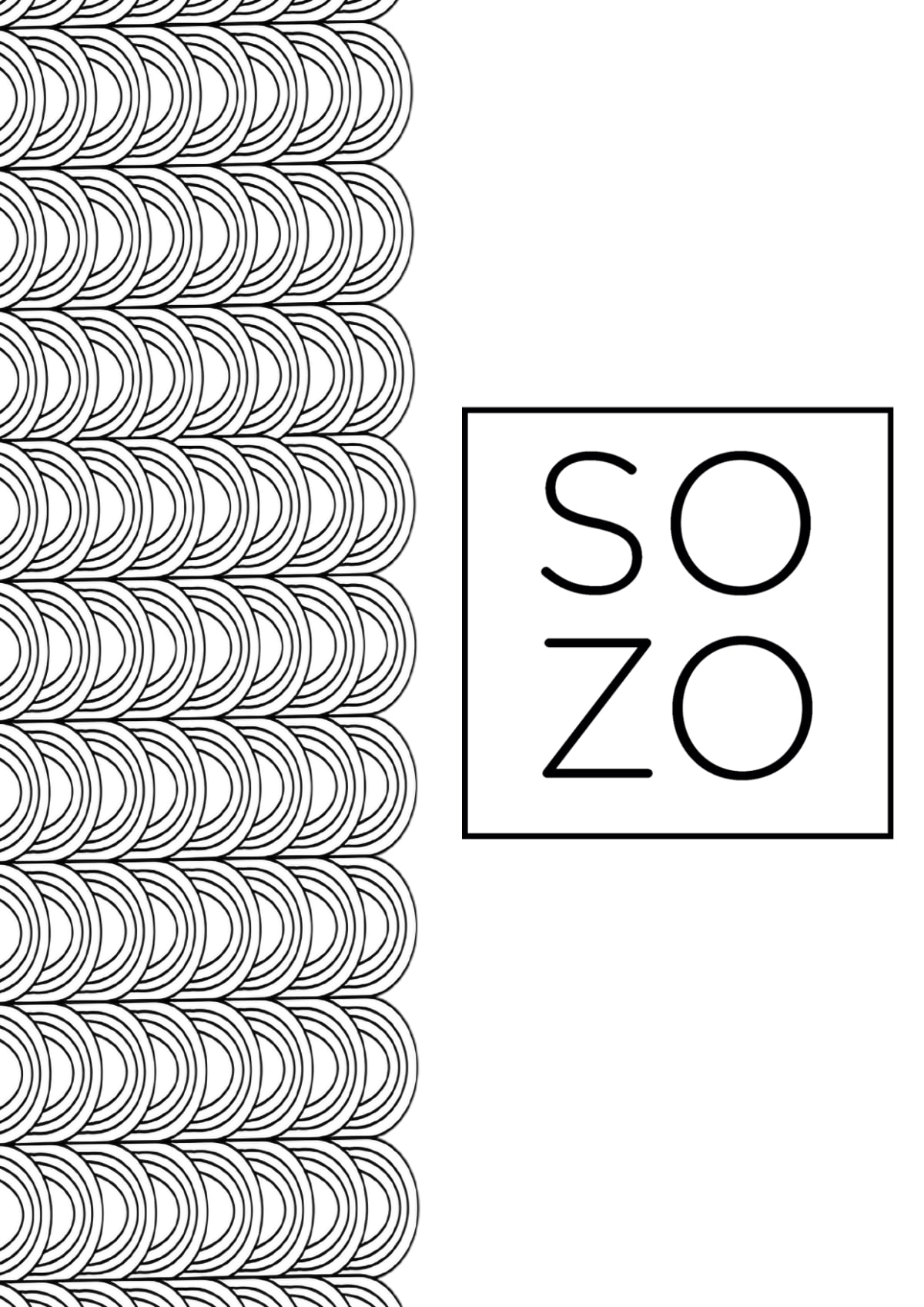 Sozo menu