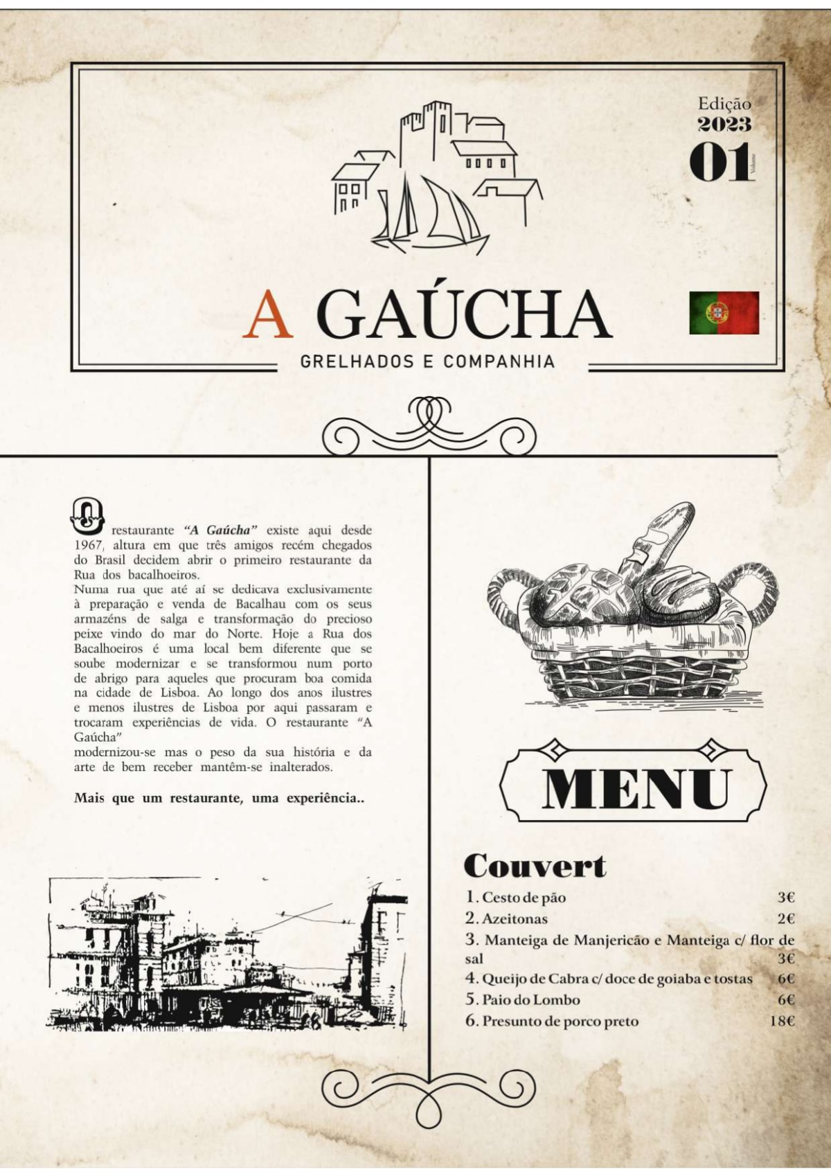 A Gaúcha – Grelhados e Companhia menu