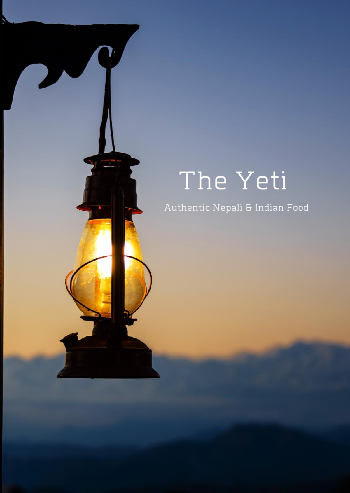 The Yeti - Nepali & Indian Restaurant menu