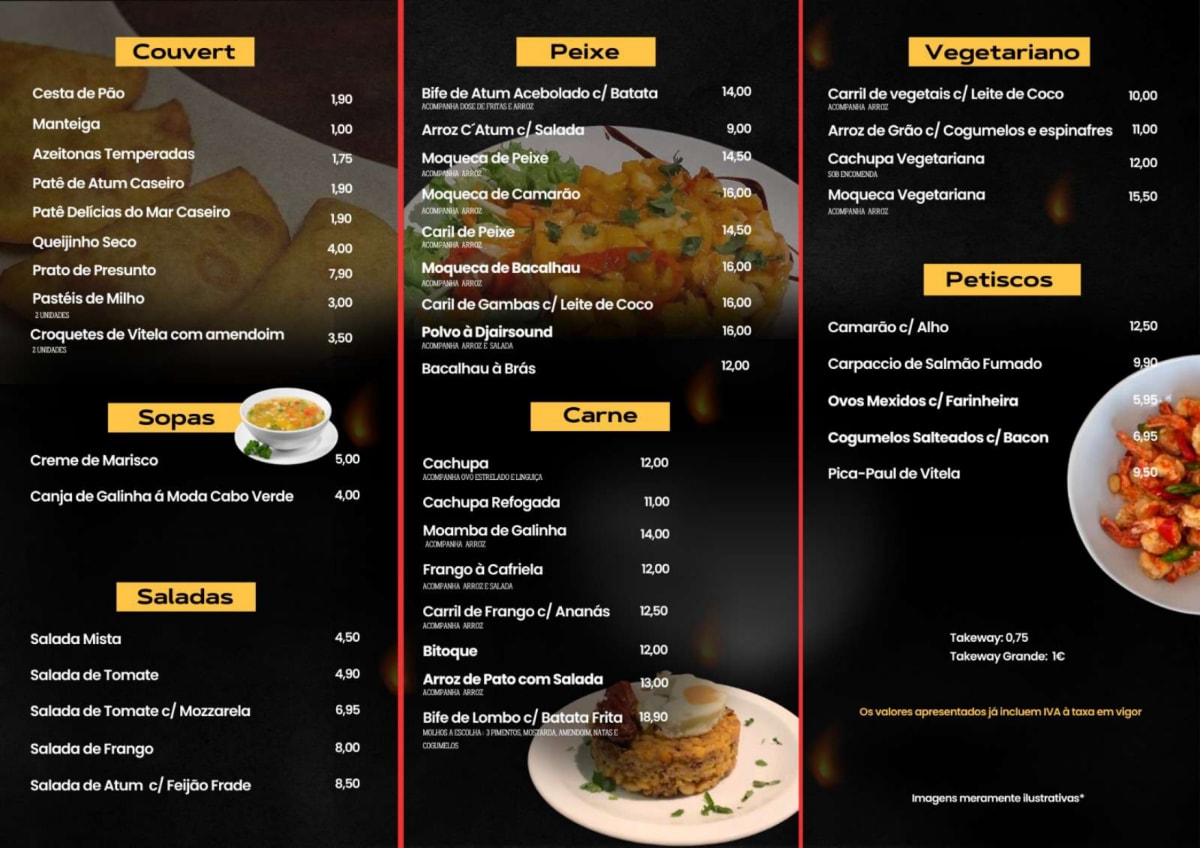 Djairsound menu