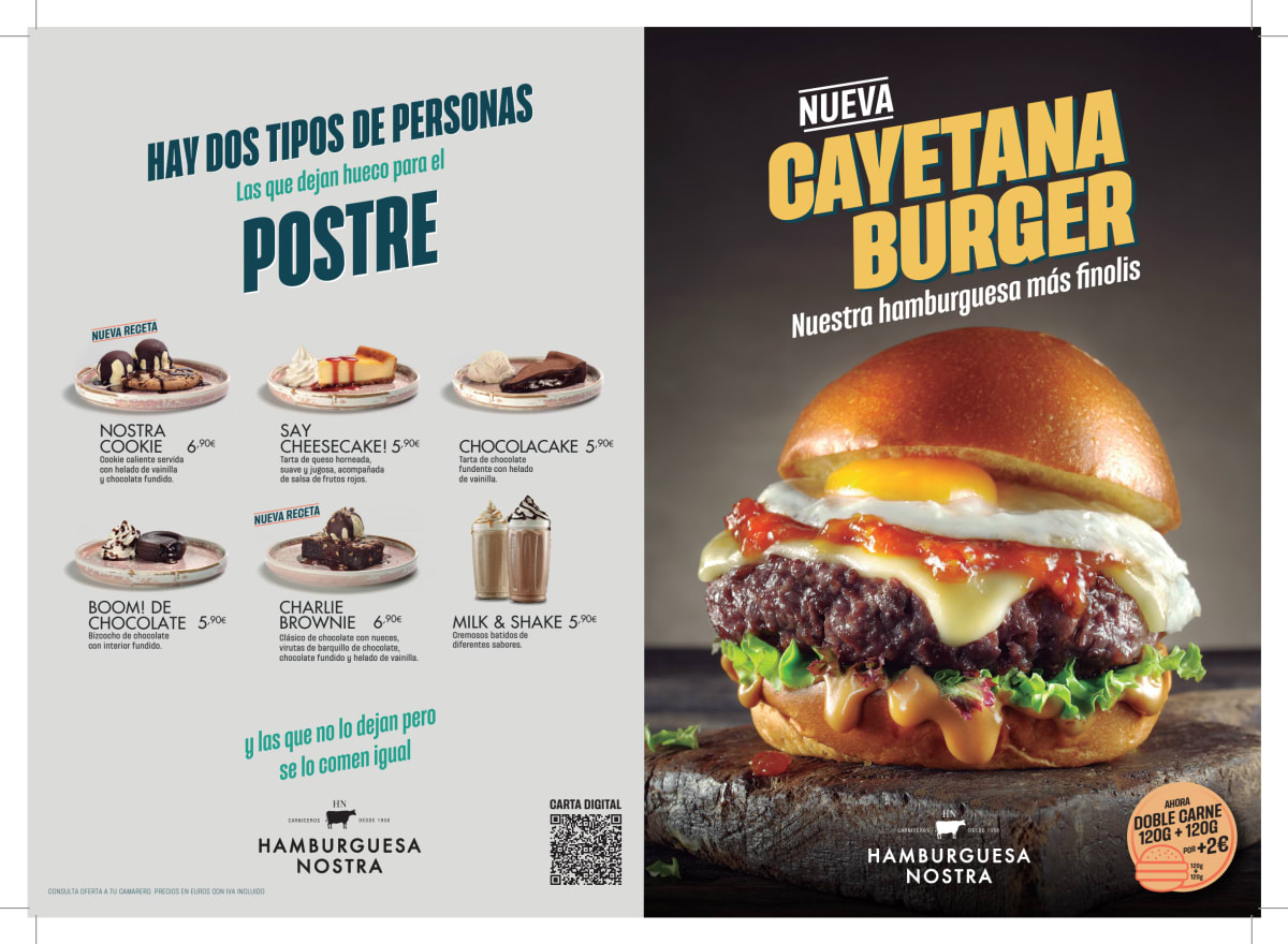 Hamburguesa Nostra - Pozuelo menu