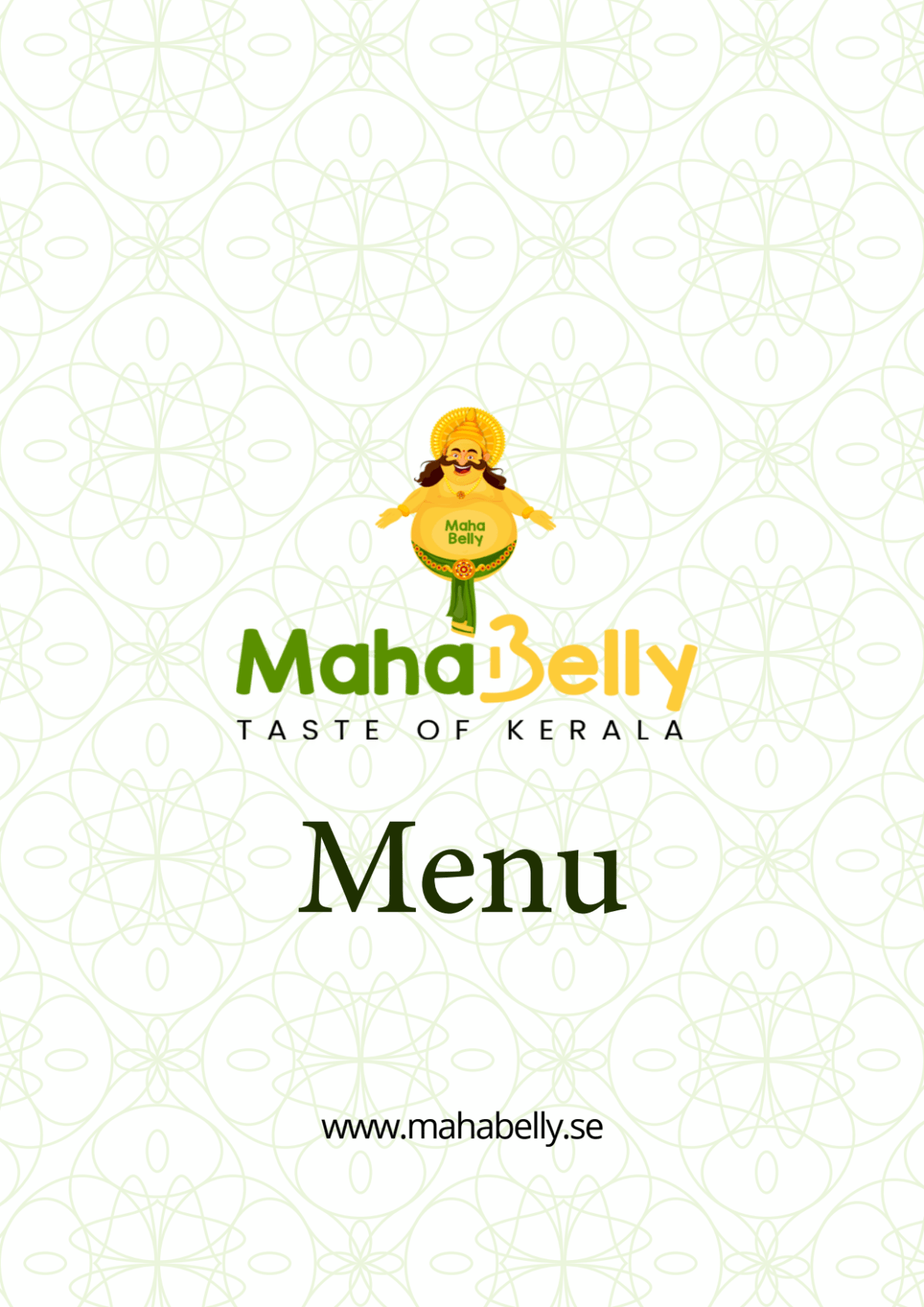 Mahabelly Taste Of Kerala- Indian Restaurant menu