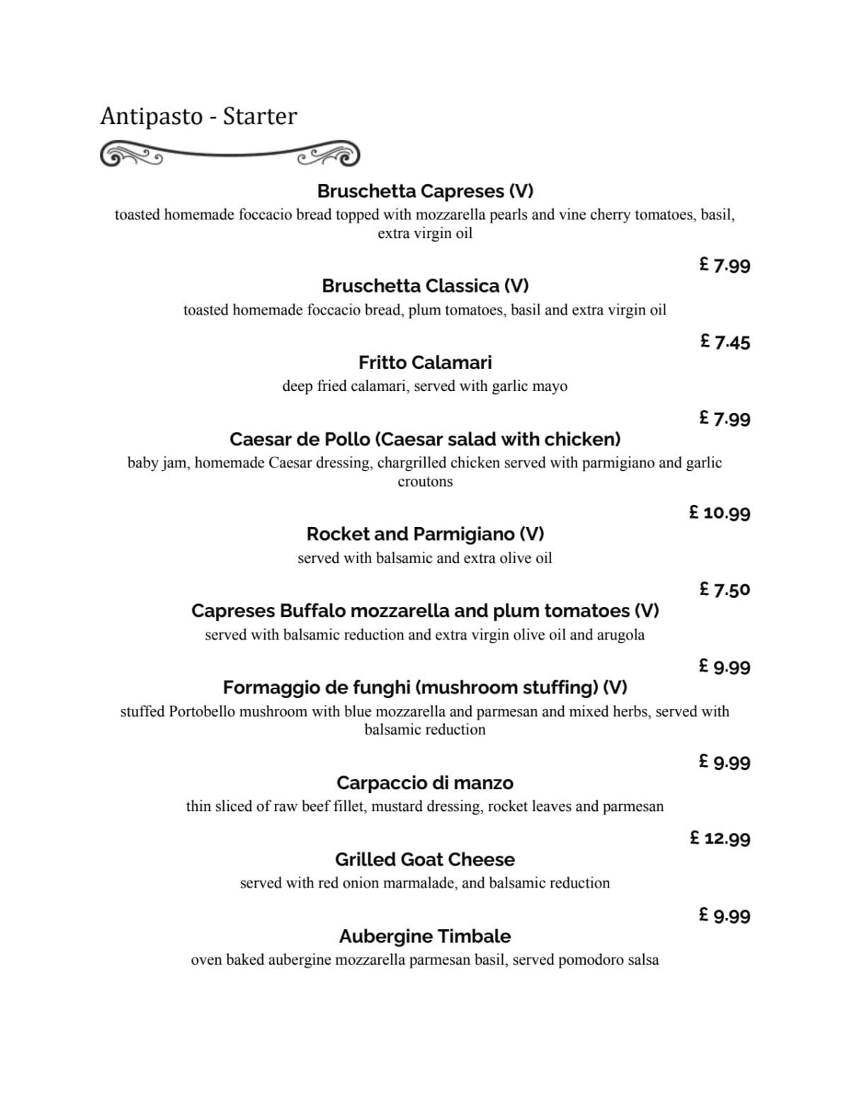 Menu 2024 KB's Italian Kitchen in Aberfeldy TheFork