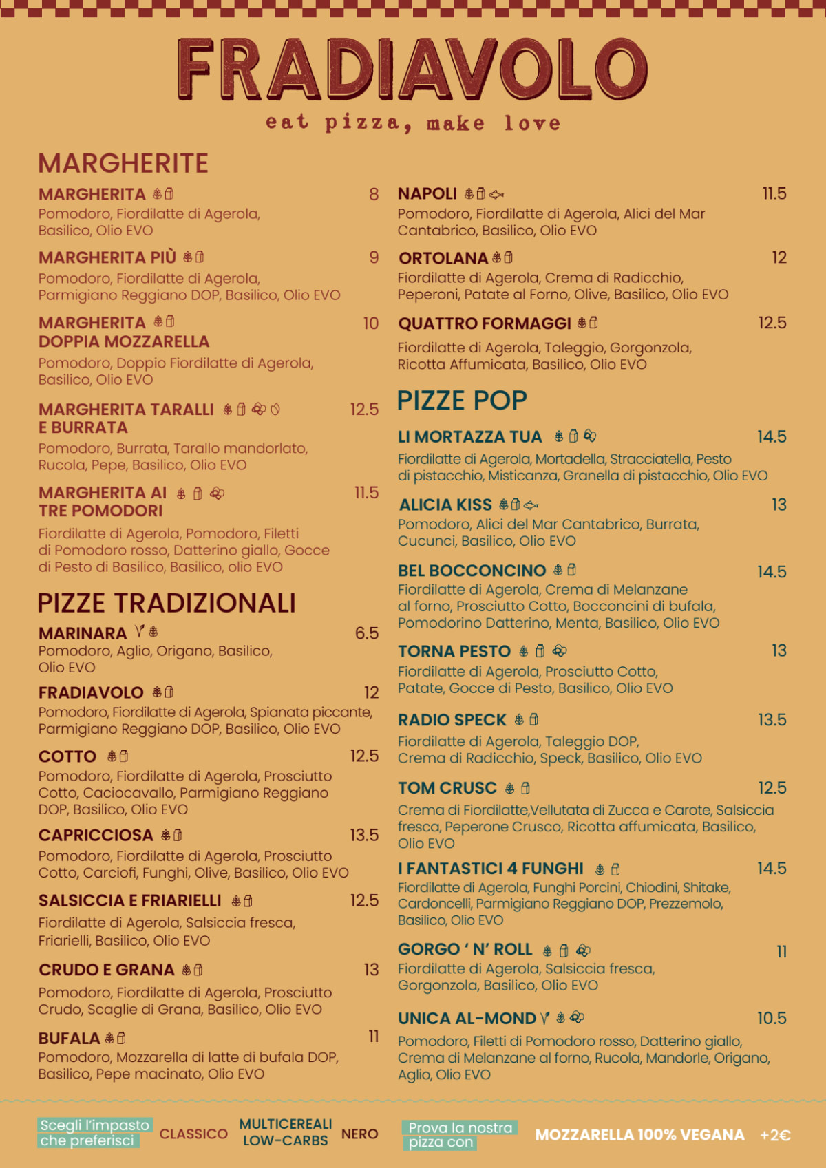 Fra Diavolo - Milano Citylife menu