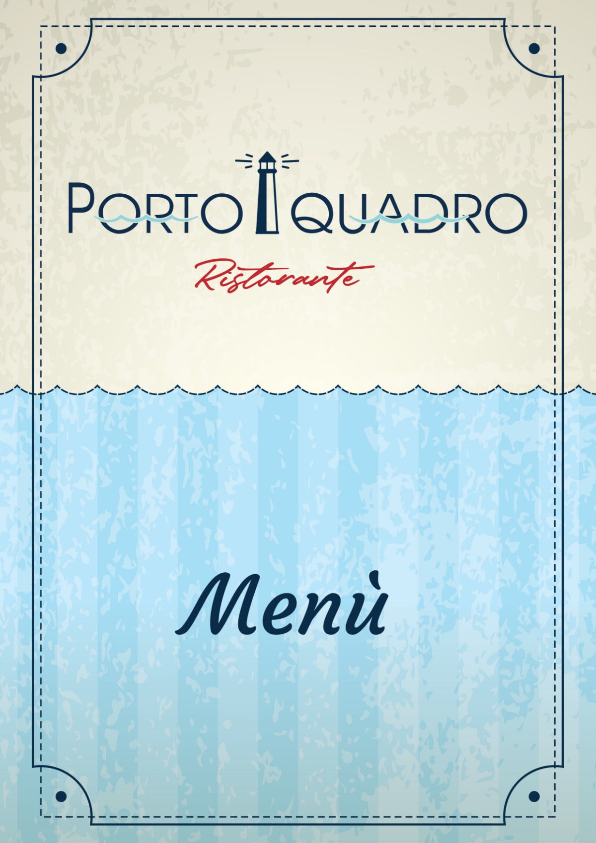 Porto Quadro menu