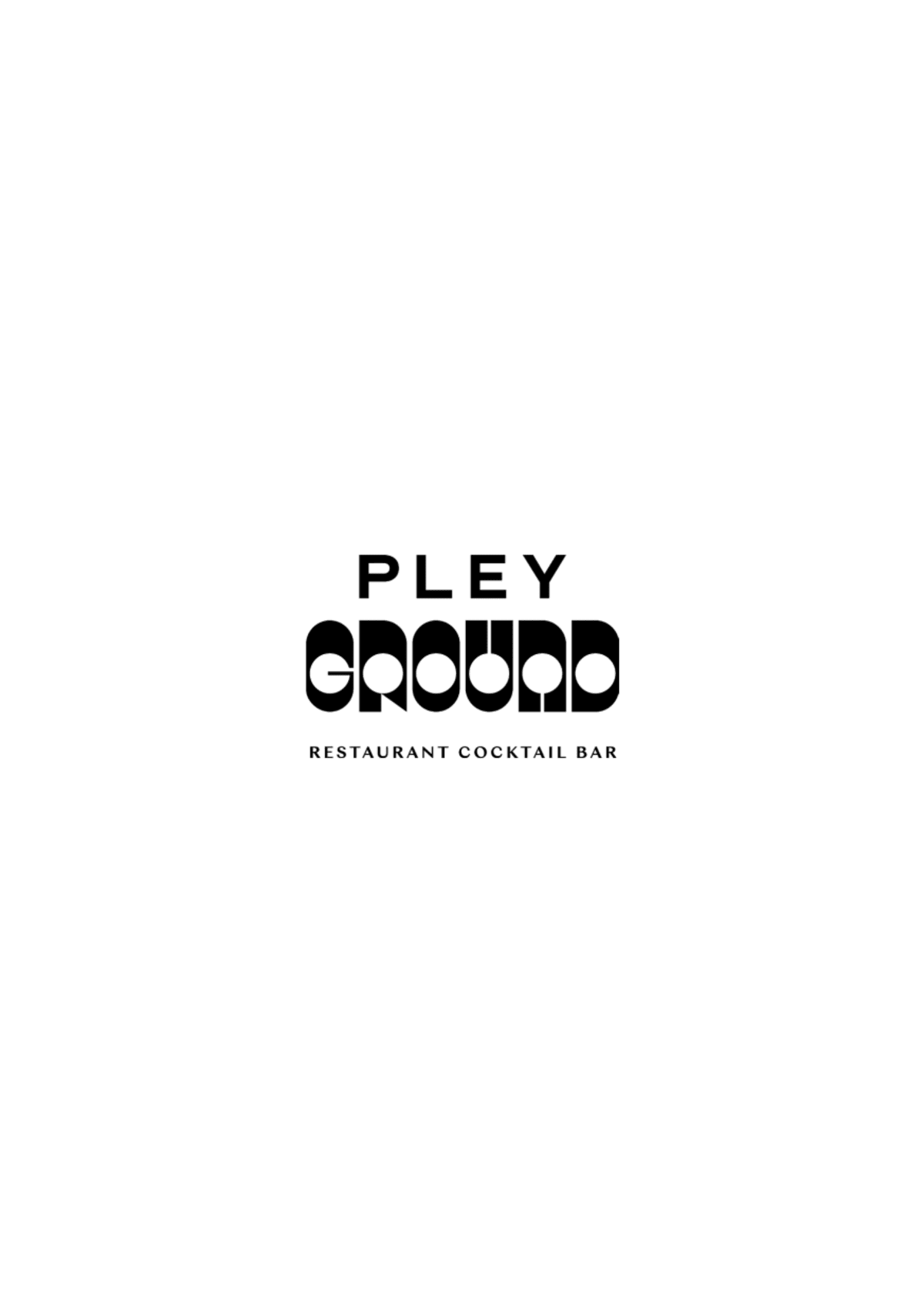 PLEYGROUND menu