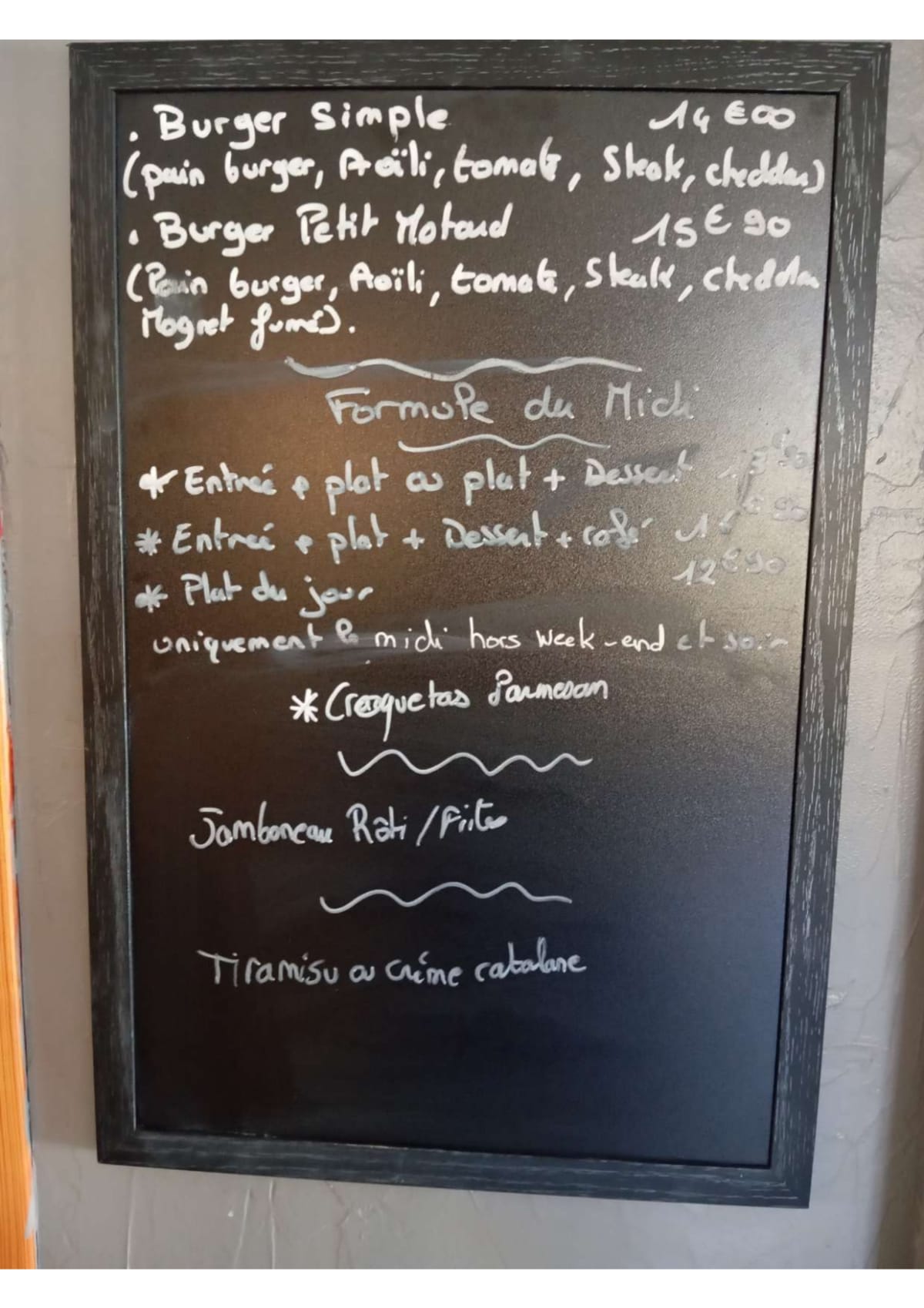 Menu 2024 Le petit motard in ArgensMinervois TheFork