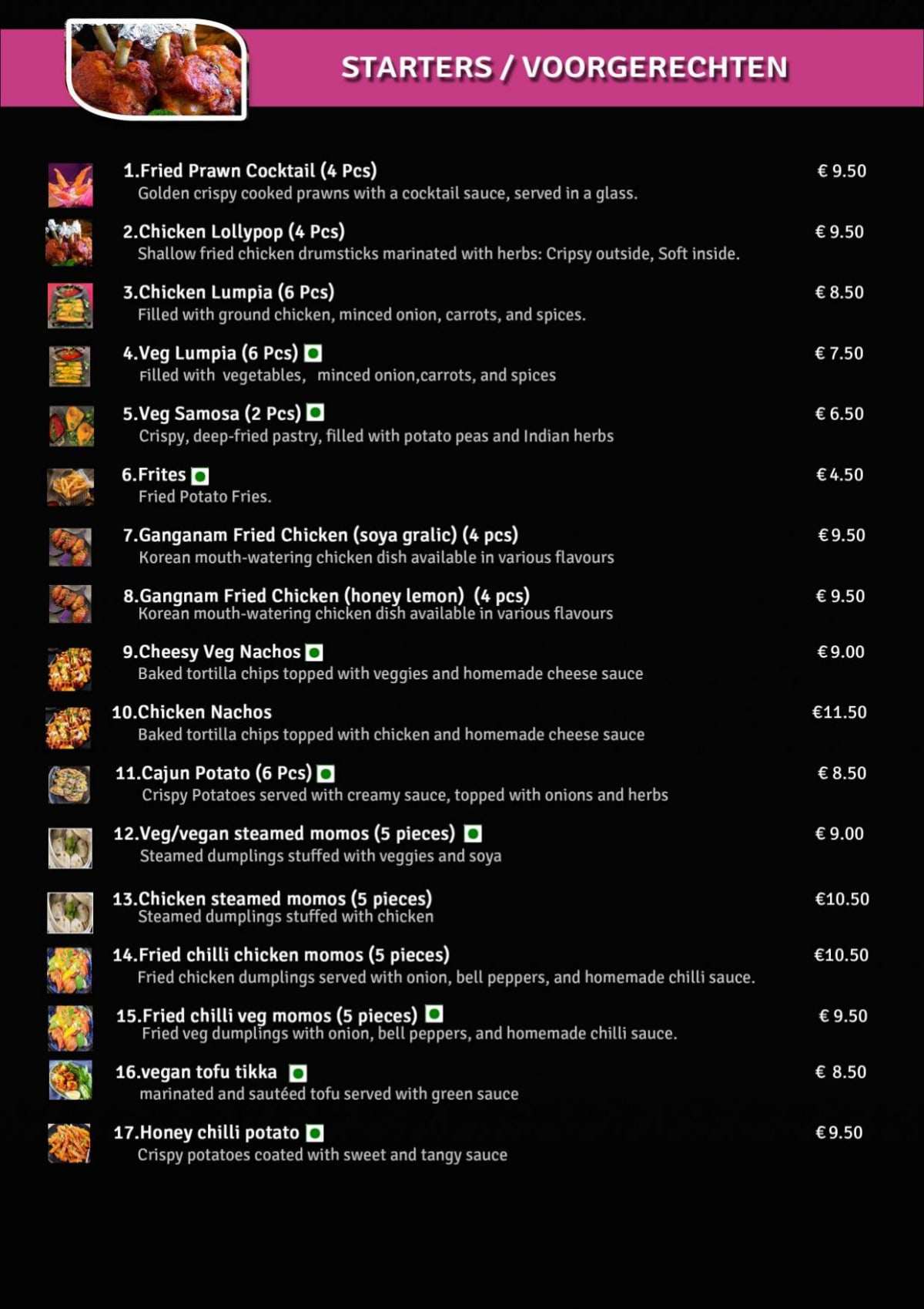 Robo-Bar Asian Grill & Sushi menu