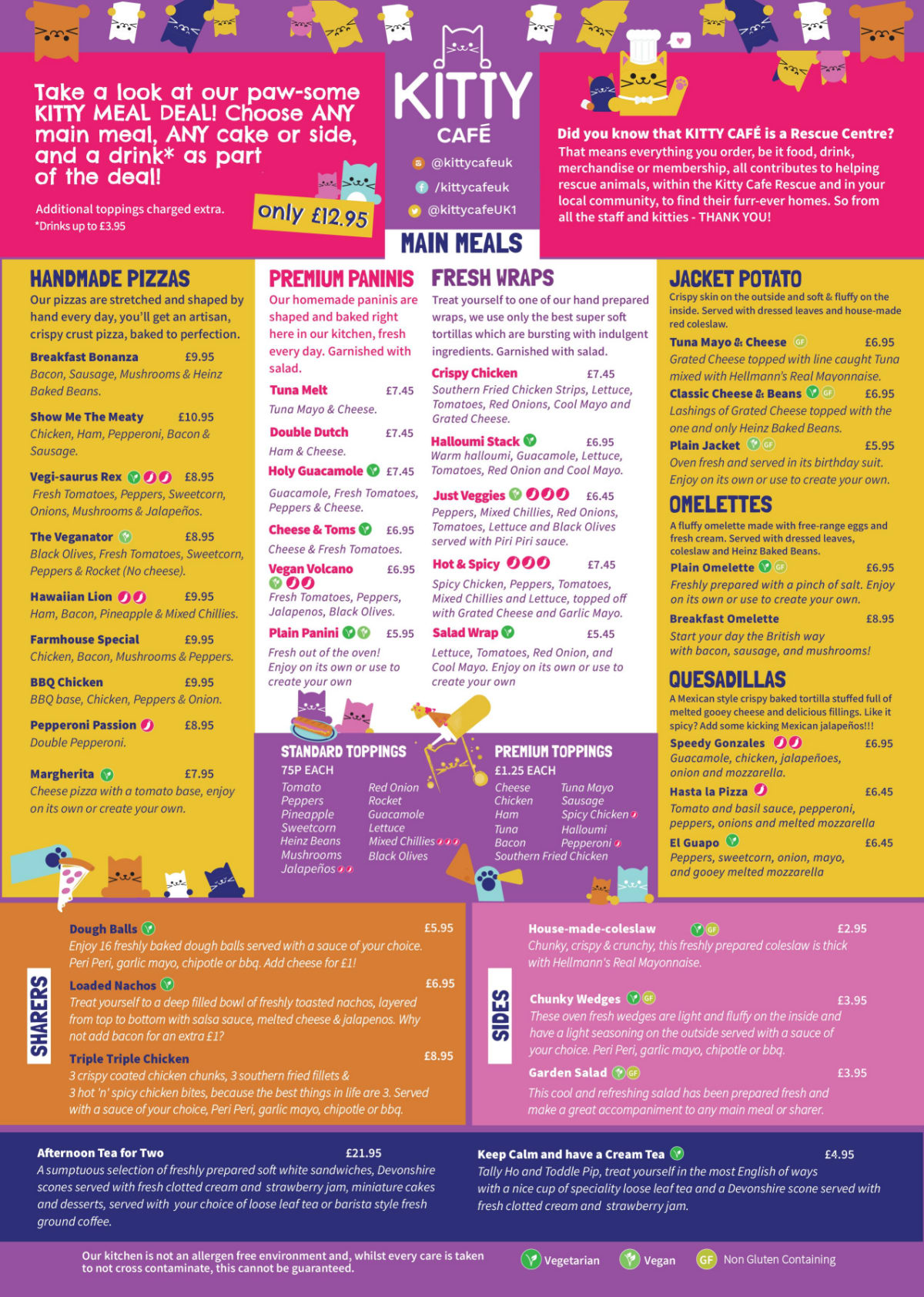 Menus 2024 Kitty Café Leeds in Leeds TheFork