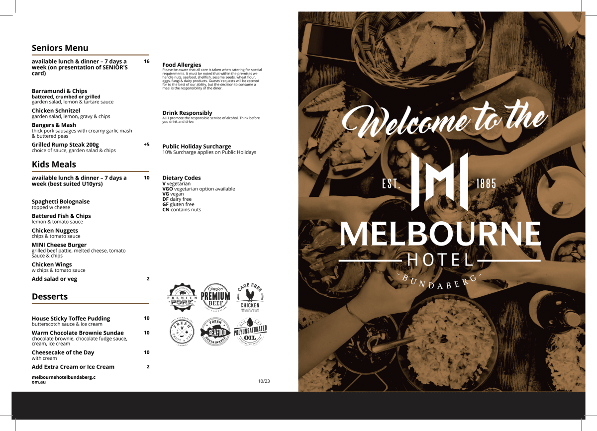 Carte Et Menus 2024 Melbourne Hotel Bundaberg South TheFork get-hotel-restaurant-menu-card-design-pictures-goodpmd661marantzz