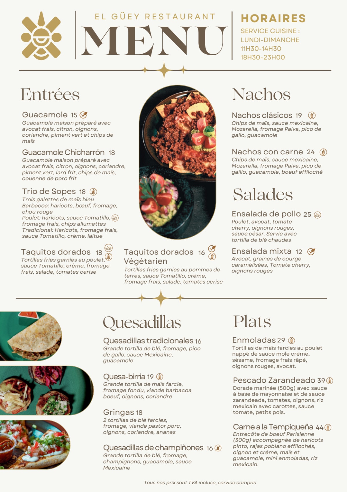 EL GÜEY menu