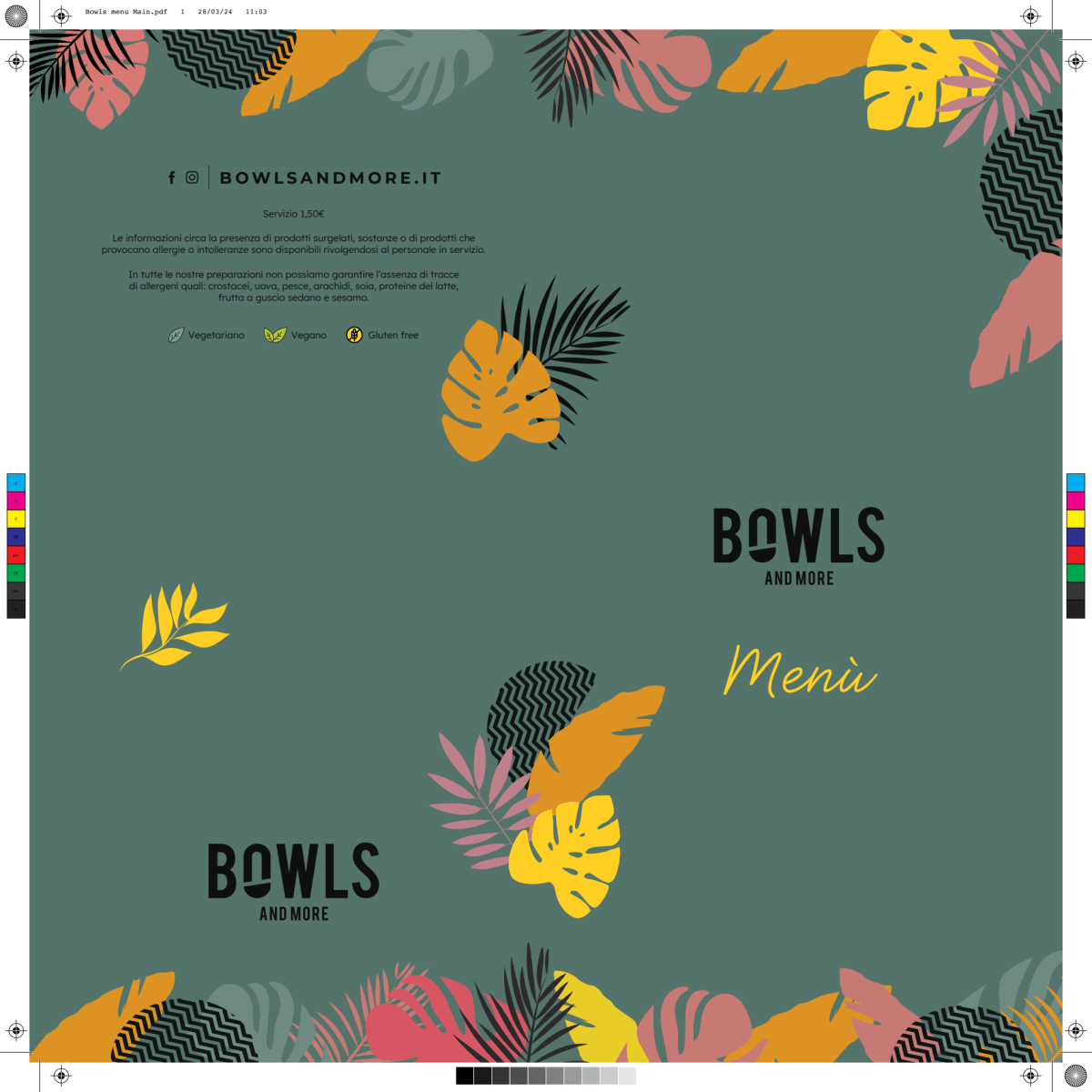 Bowls and More - Gioia menu