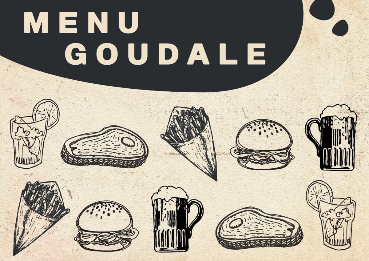 Pub Goudale menu