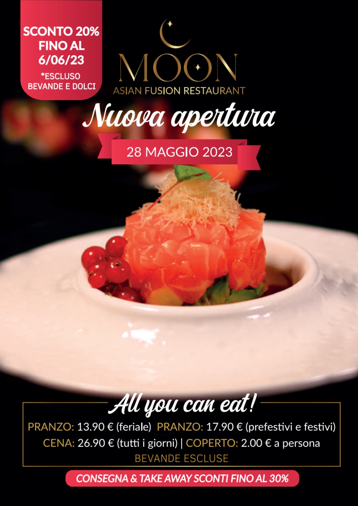 Moon 2024 sushi menu