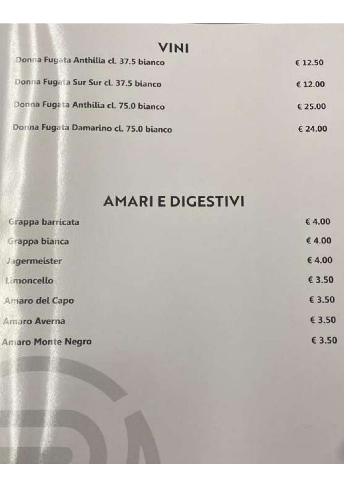 Menu 2024 Grace Pizzeria Gourmet in Lascari TheFork