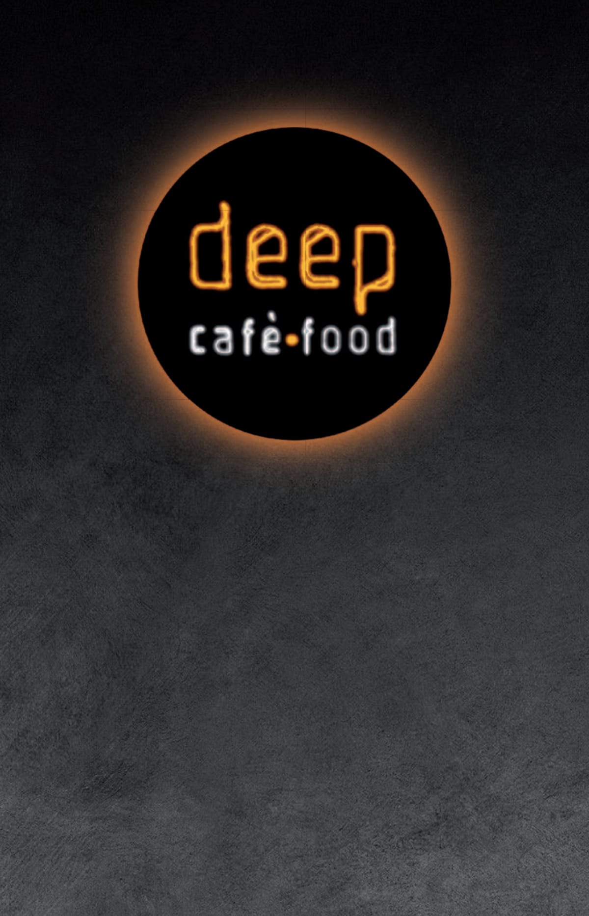 Deep Milano menu