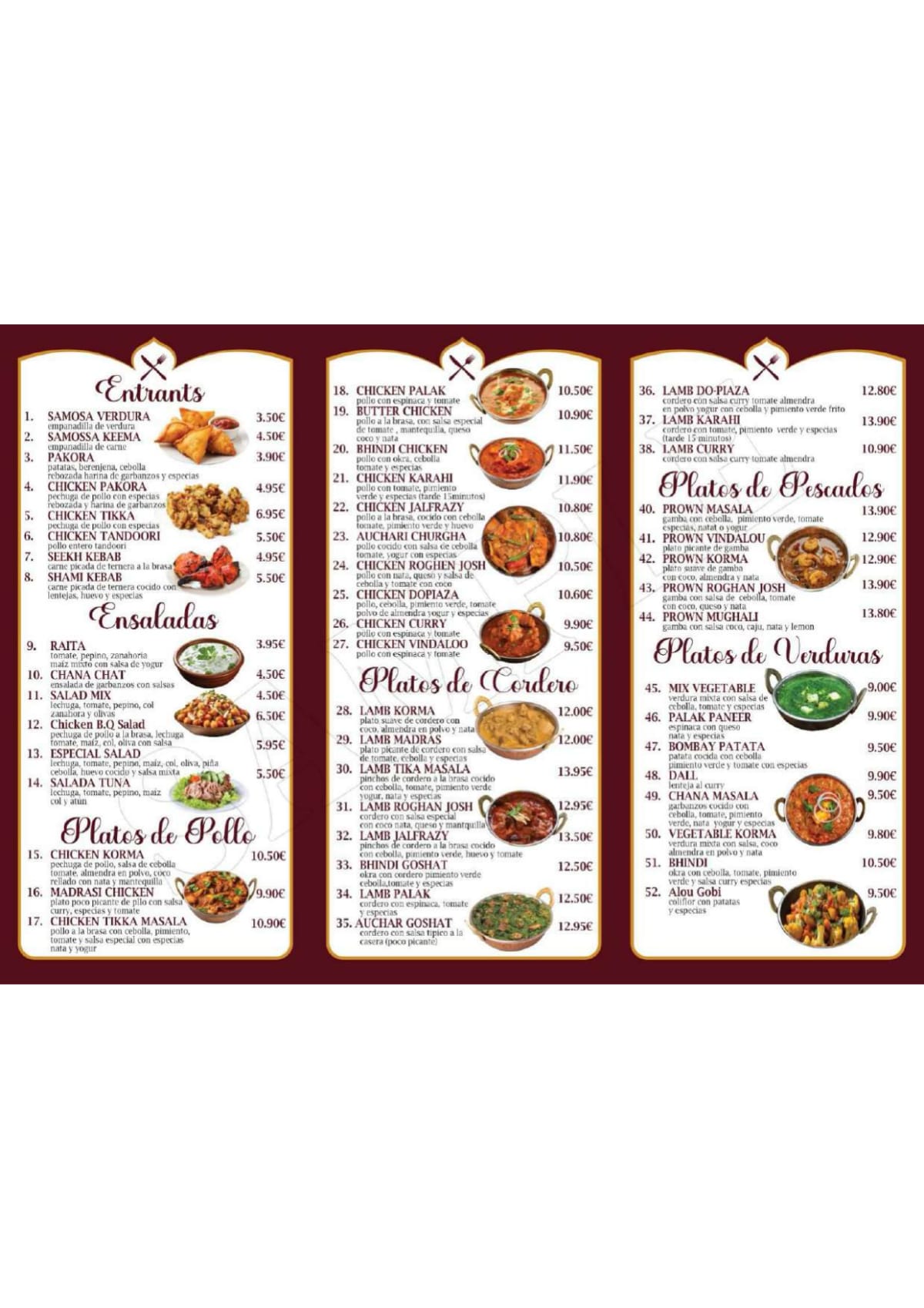 Spice Bite menu