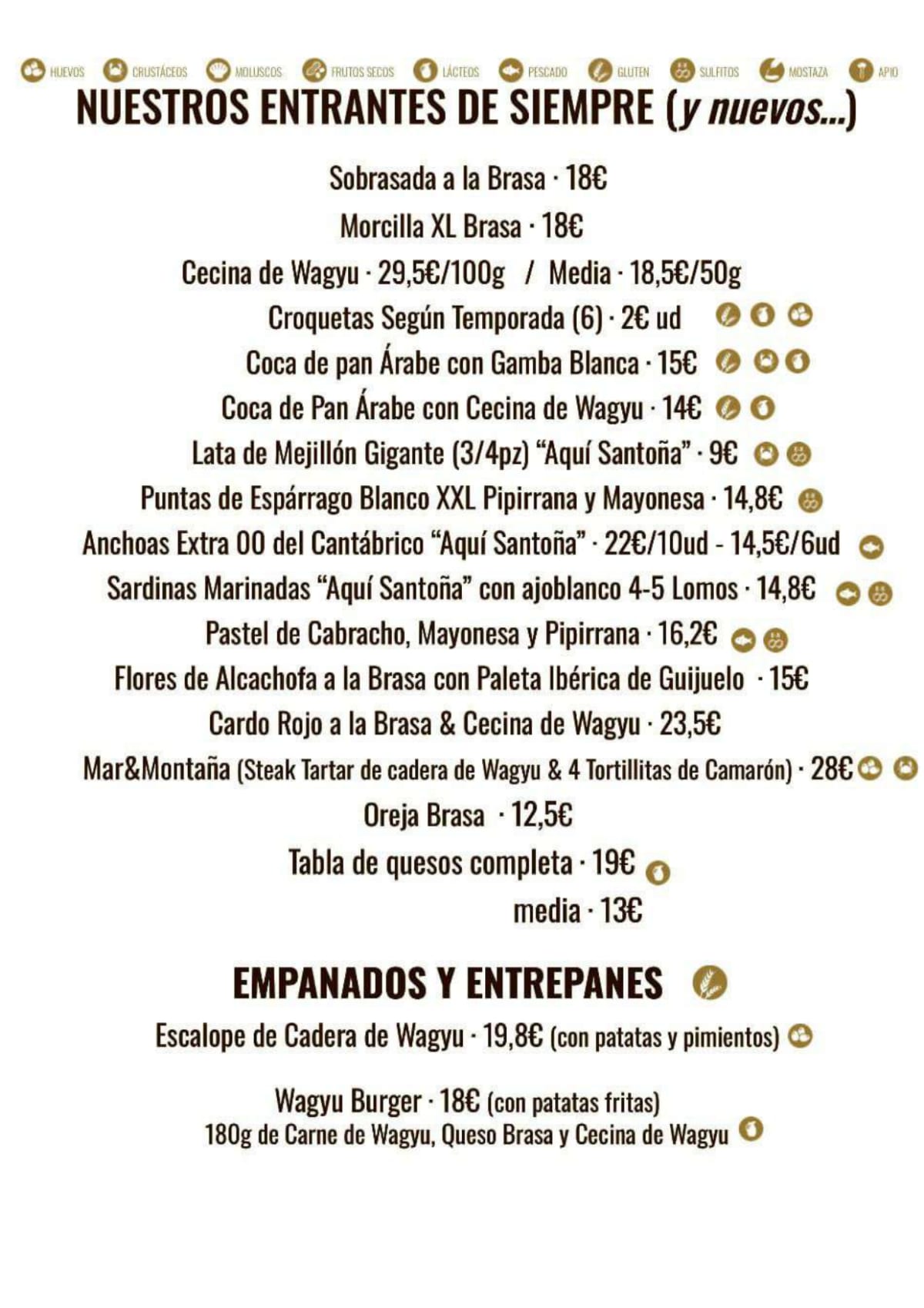 La Morucha menu