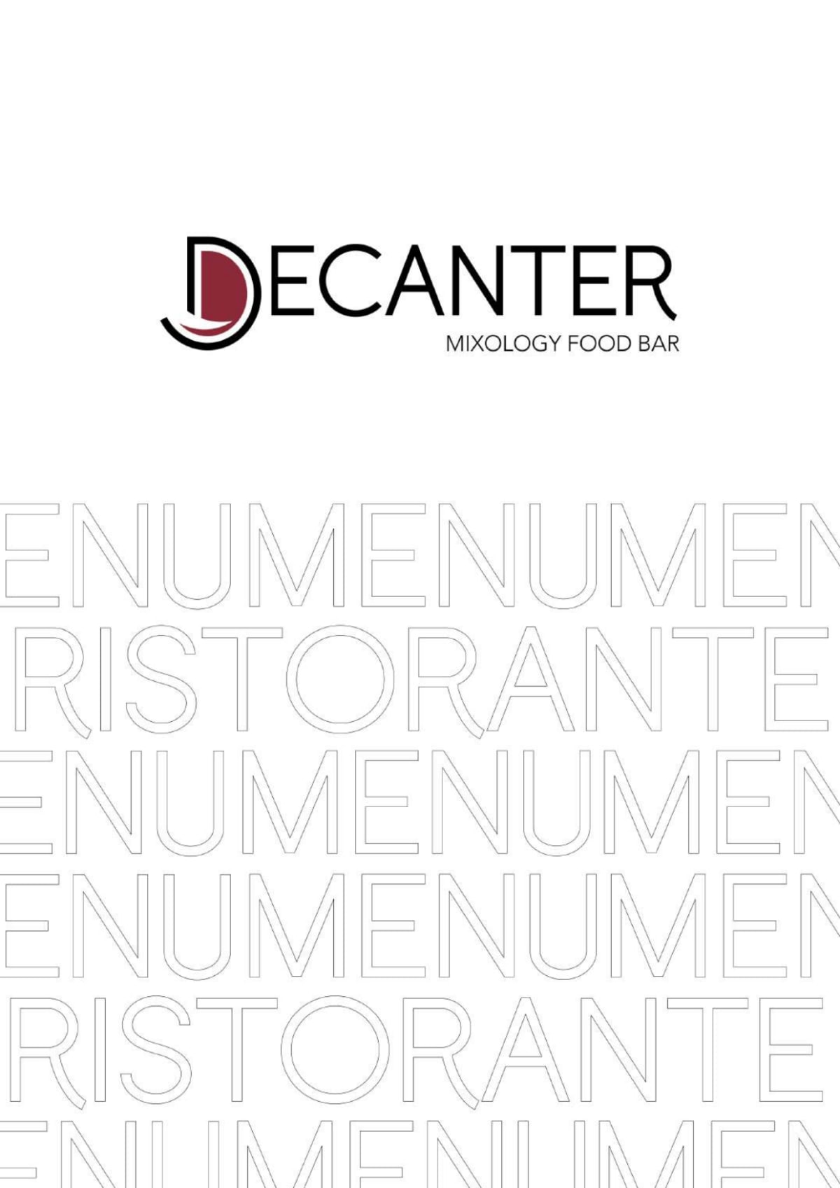Menu 2024 Decanter in Orta Nova TheFork
