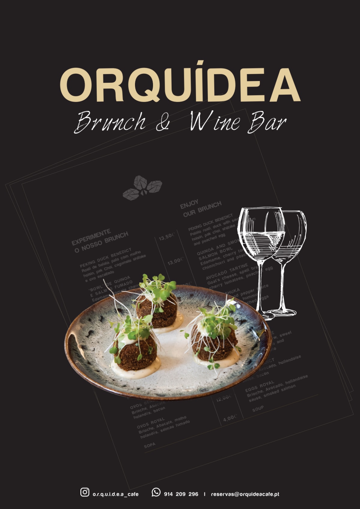 Orquidea menu
