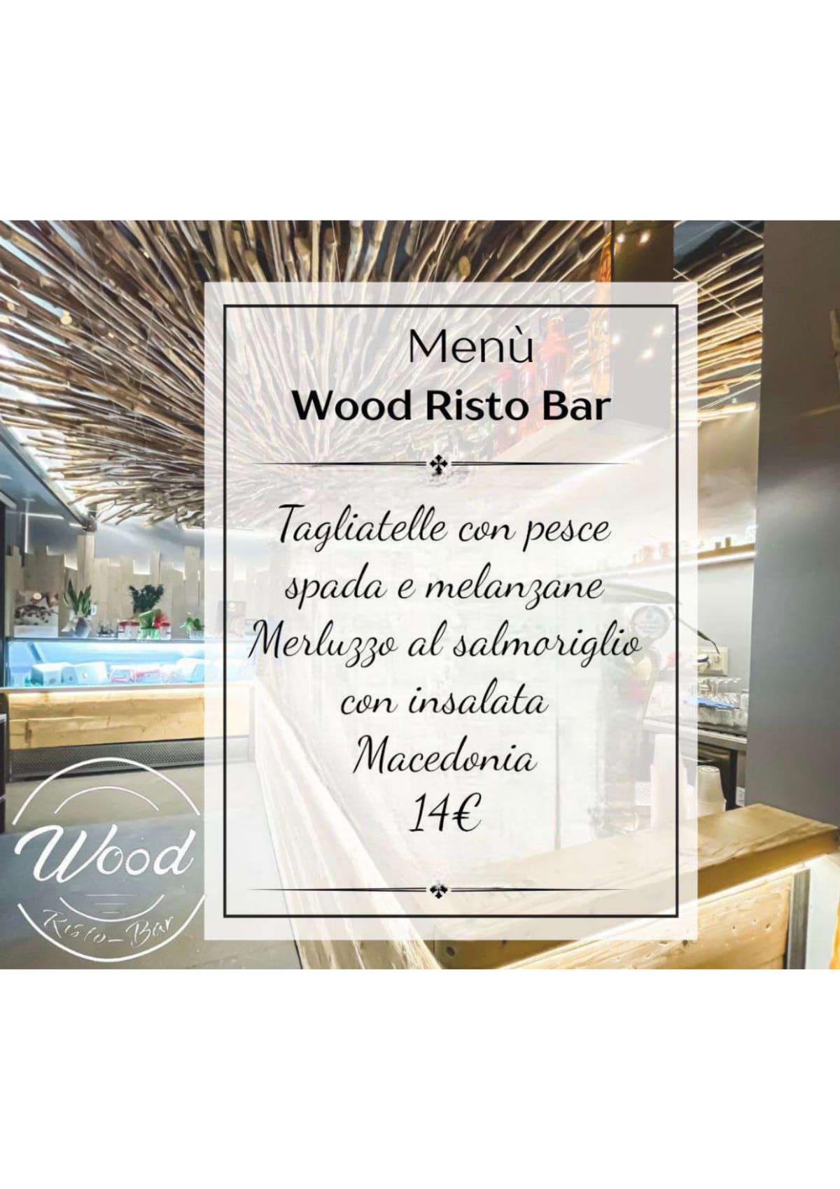 Carte et Menus 2024 Wood Risto Bar à San Cataldo TheFork