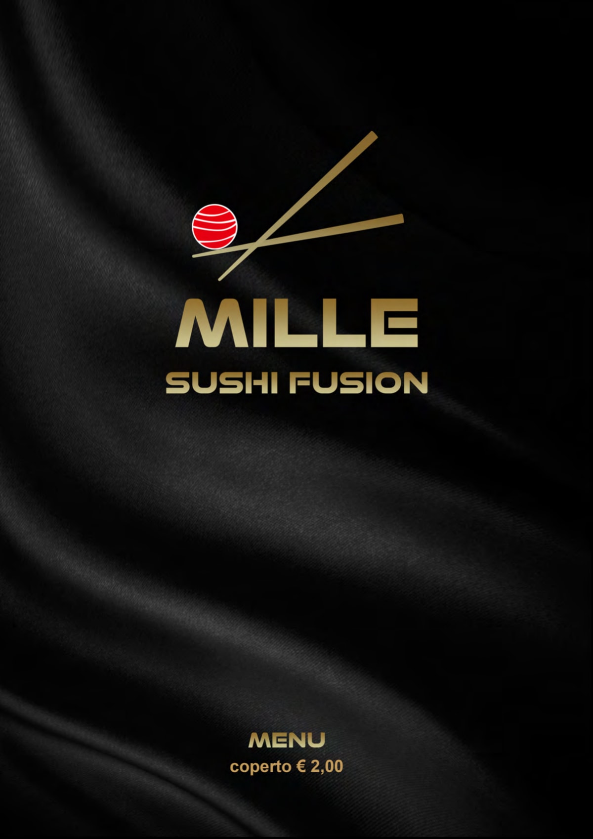 Mille sushi Fusion menu