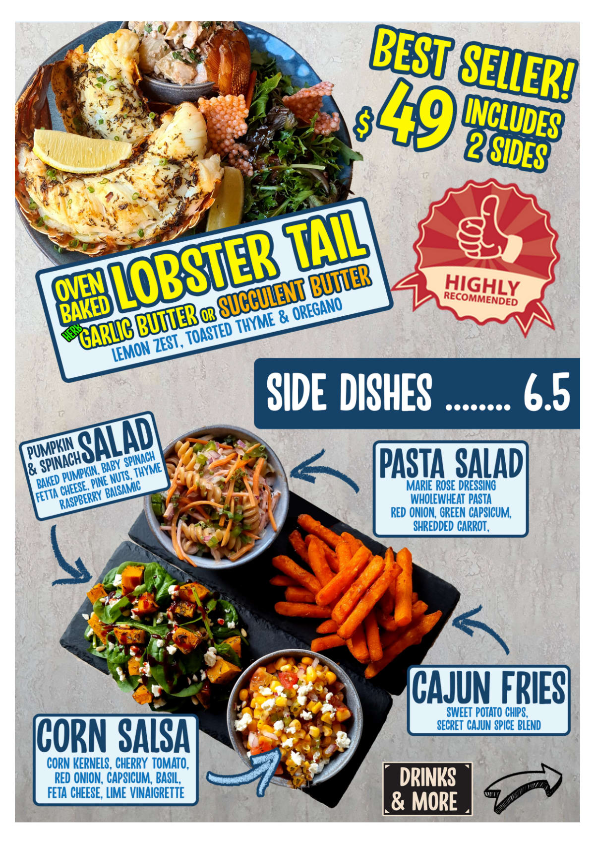 Speisekarte 2023 The Lobster Pier in Perth (WA) TheFork