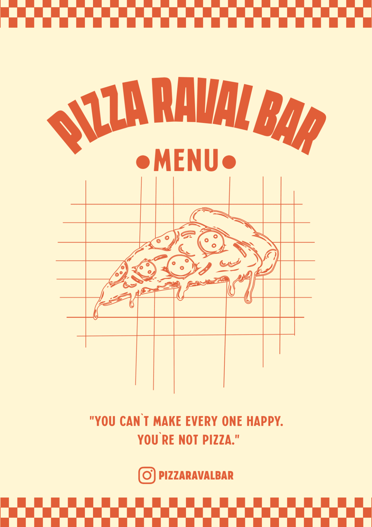 Pizza Raval Bar menu