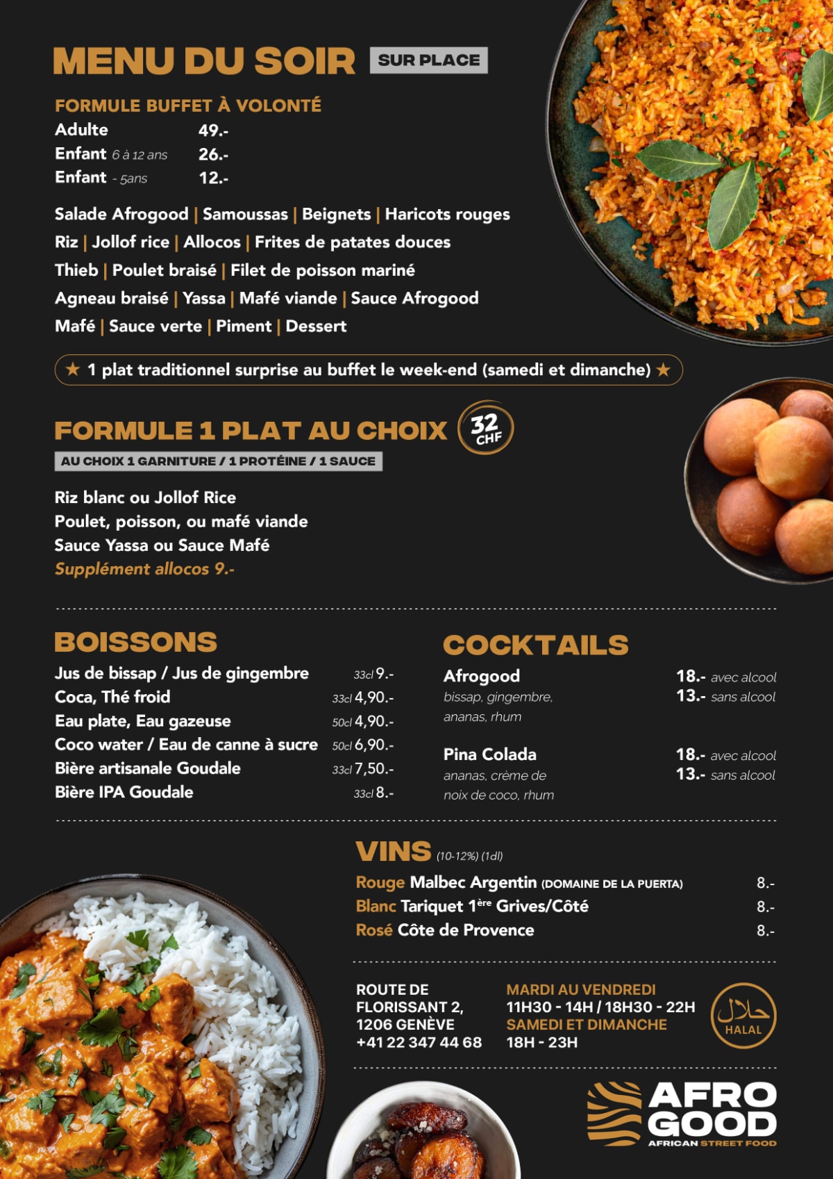 Afro Good - African Street Food menu