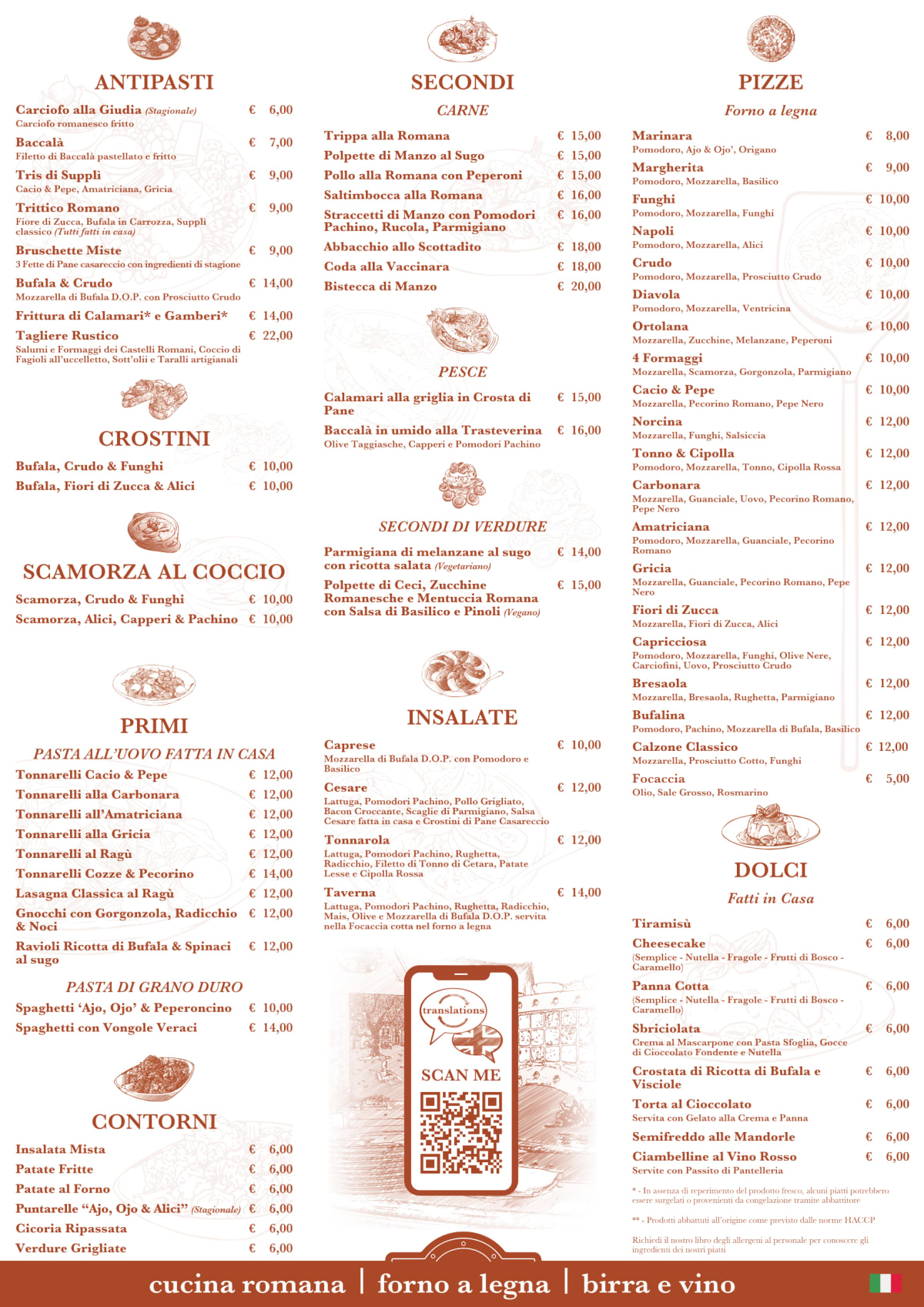 Taverna 51 menu