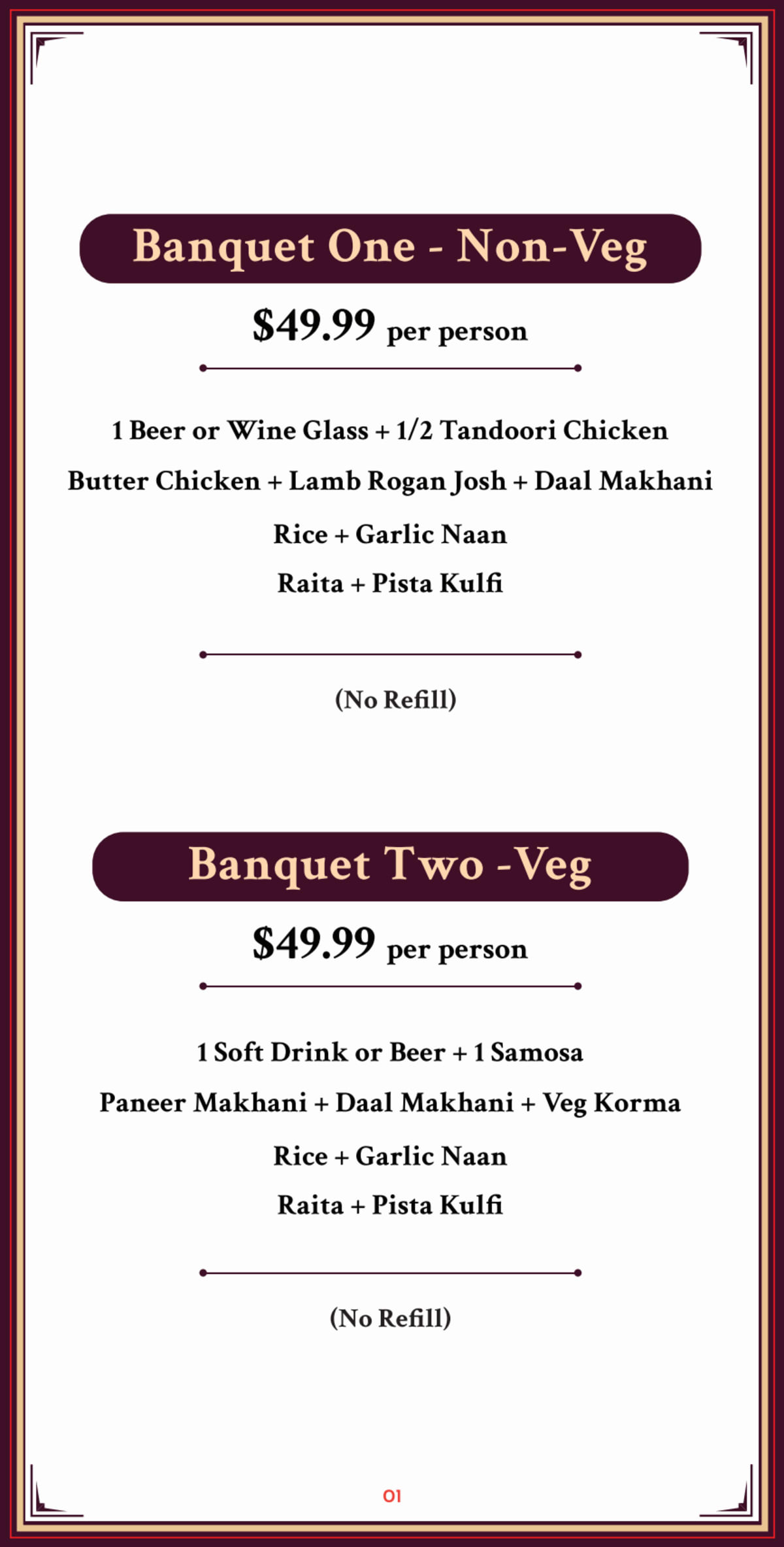 Menu 2024 Indian Accent Restaurant in Reservoir (VIC) TheFork