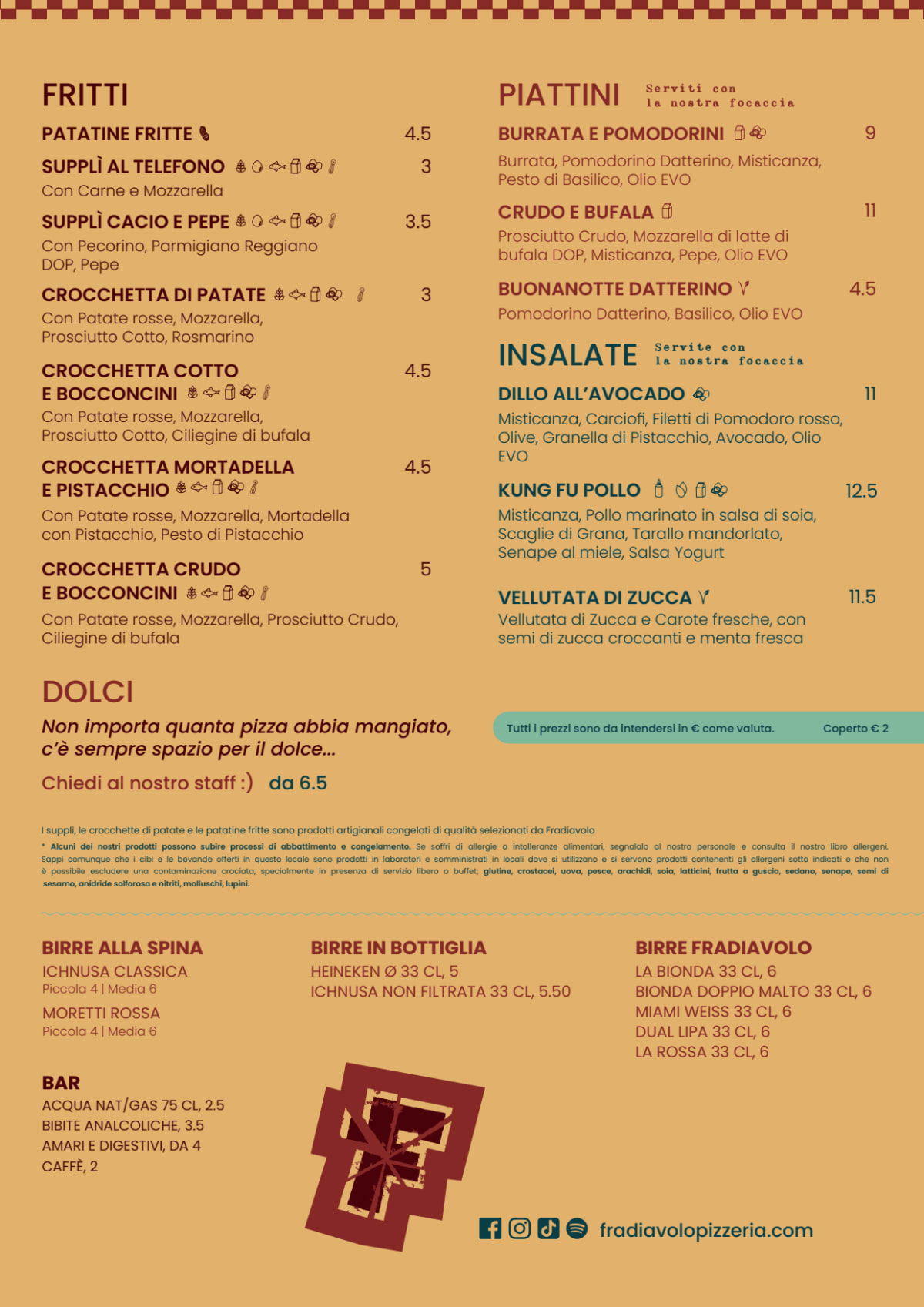 Fra Diavolo - Milano Premuda menu