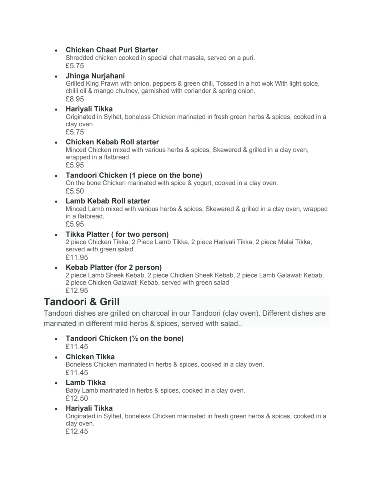 Carte et Menus 2024 Saffron à Windsor TheFork