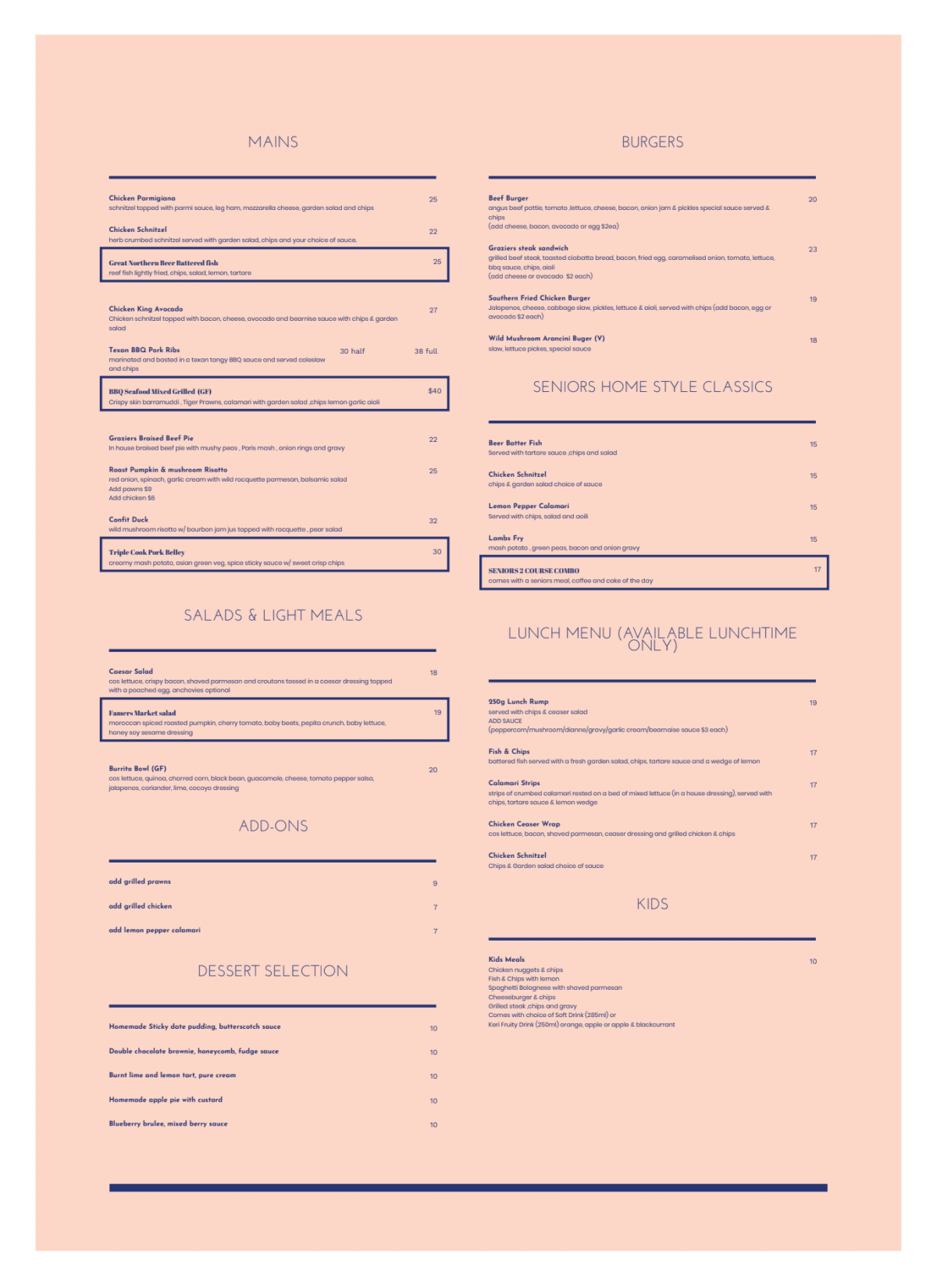 Carte et Menus 2024 Balaclava Hotel à Earlville (QLD) TheFork