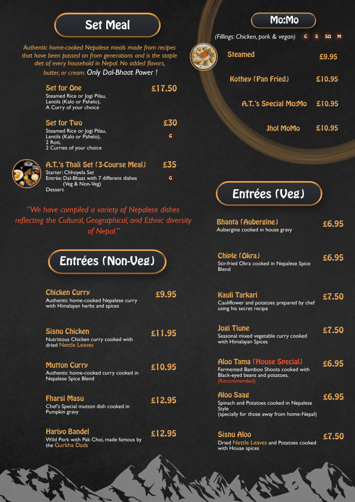 Nepali Restaurant Near Me Menus 2023 - Aloo Tama Nepalese Restaurant in London | TheFork