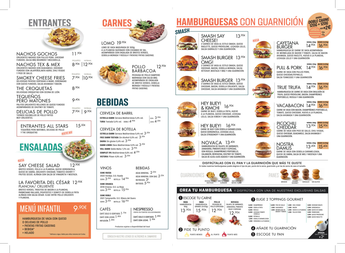 Hamburguesa Nostra - Pozuelo menu