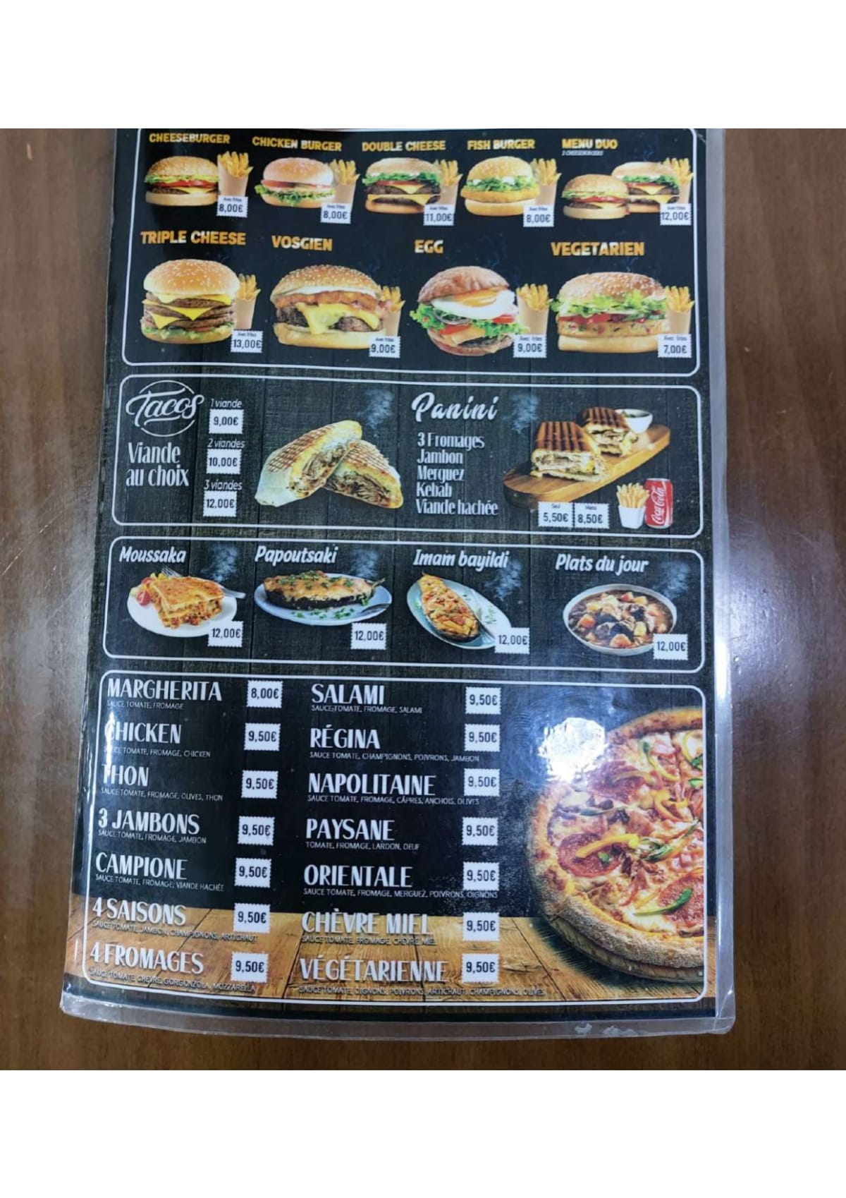 Simplon menu