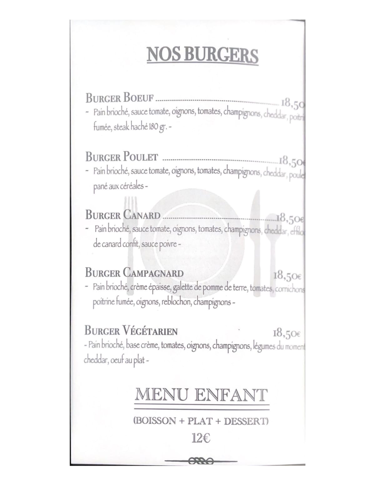 Carte et Menus 2024 Comptoir de Merignac à Mérignac TheFork