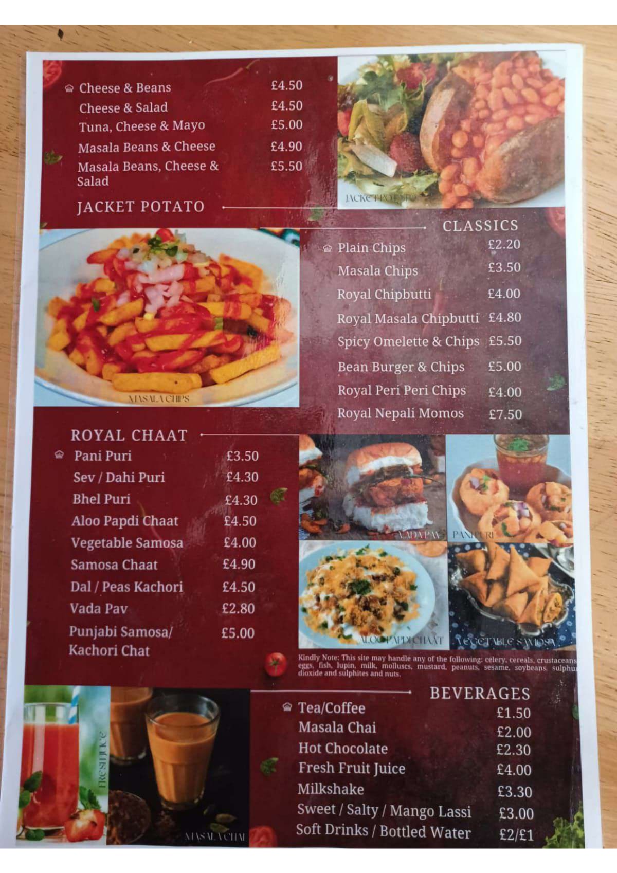 Royal sandwich deals