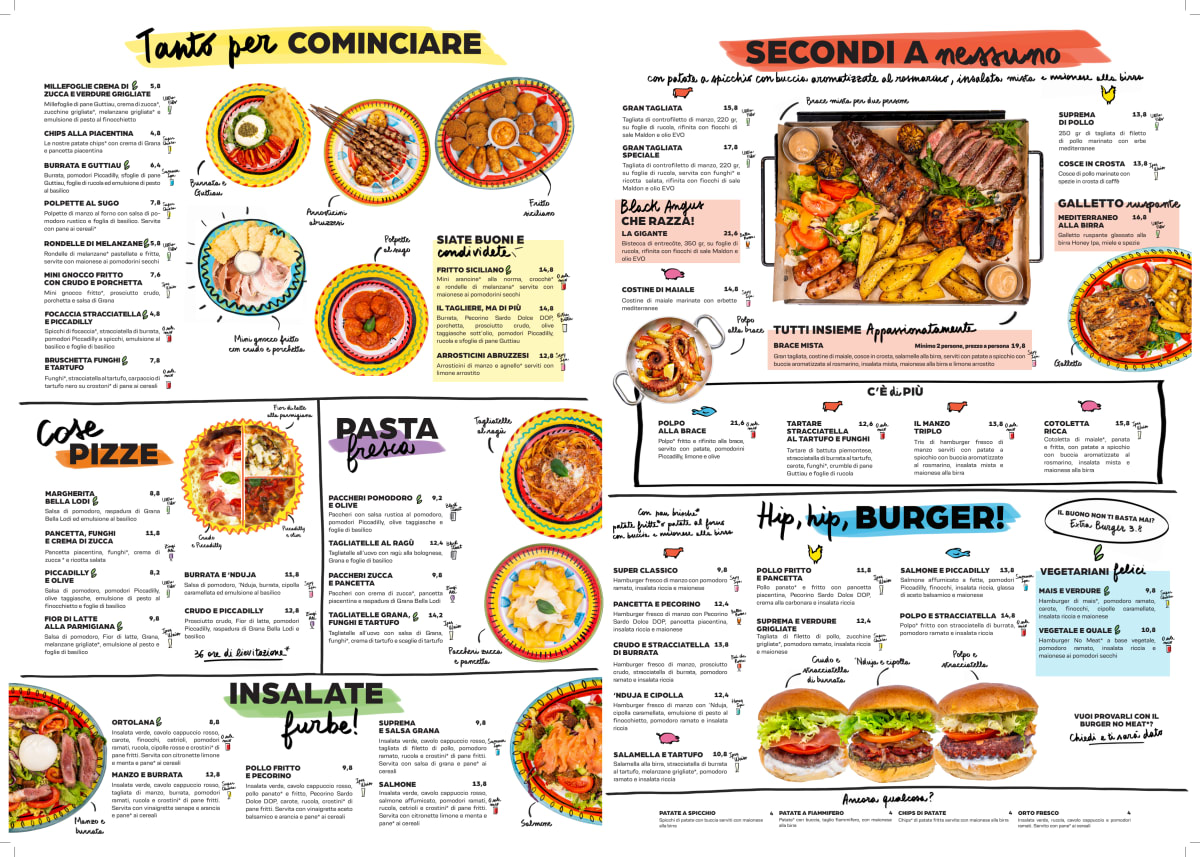 Doppio Malto Roma Maximo menu