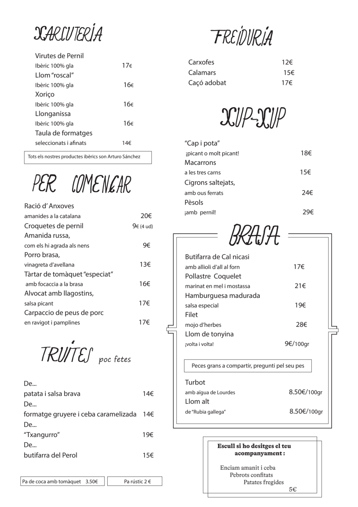 Adobo menu